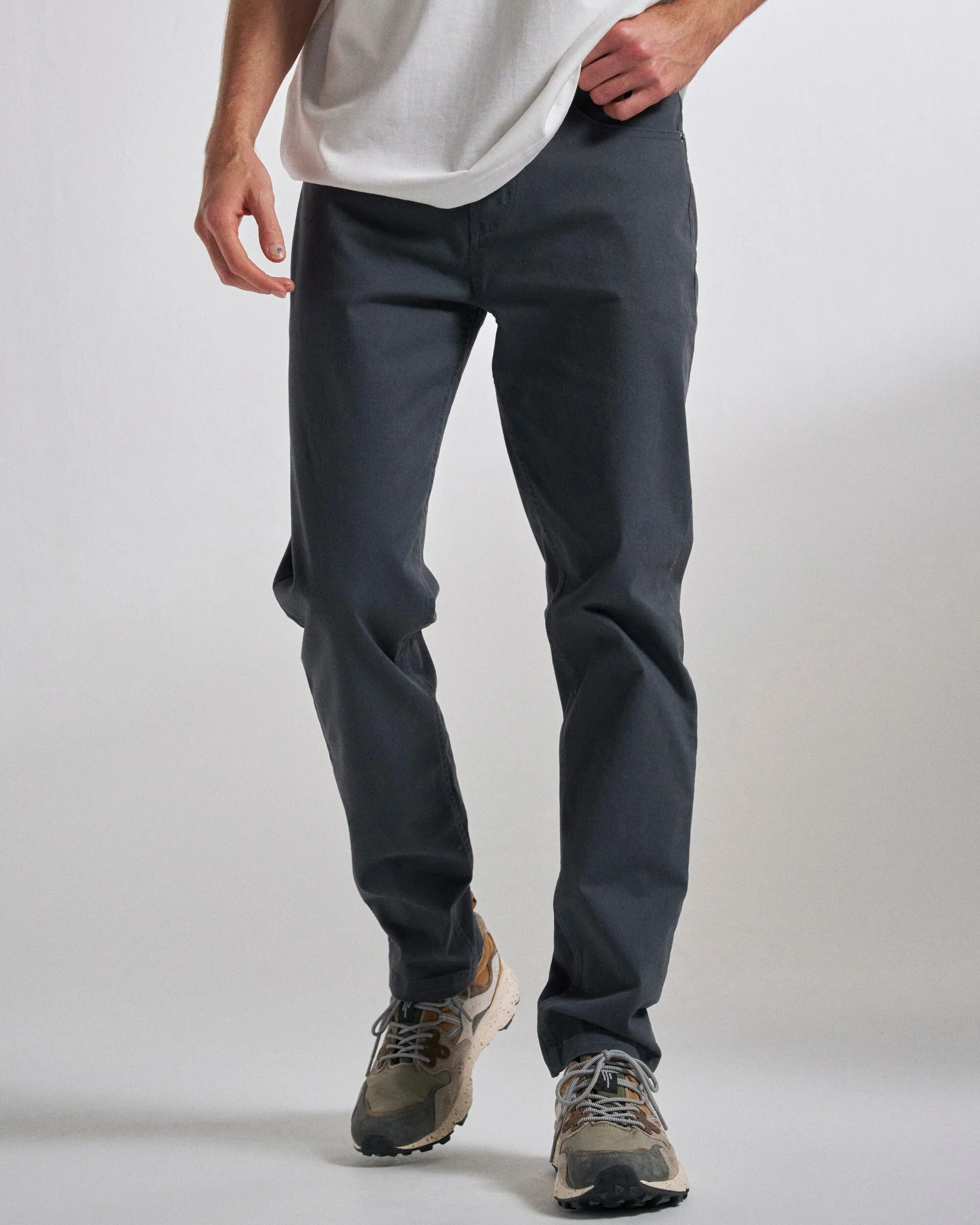 365 5 Pocket Trouser - Charcoal