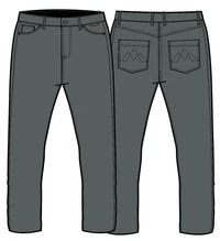 365 5 Pocket Trouser - Charcoal - Image 11
