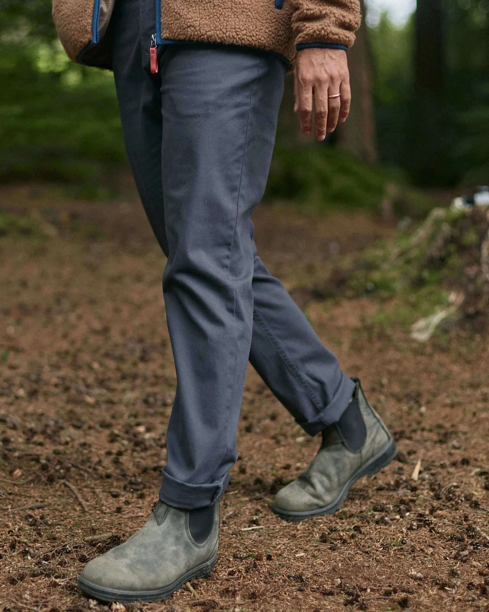 365 5 Pocket Trouser - Charcoal - Image 4