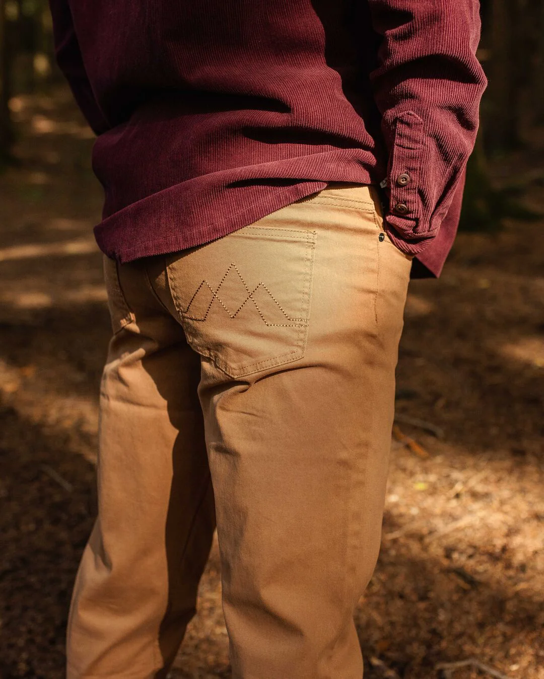 365 5 Pocket Trouser - Coconut - Image 3