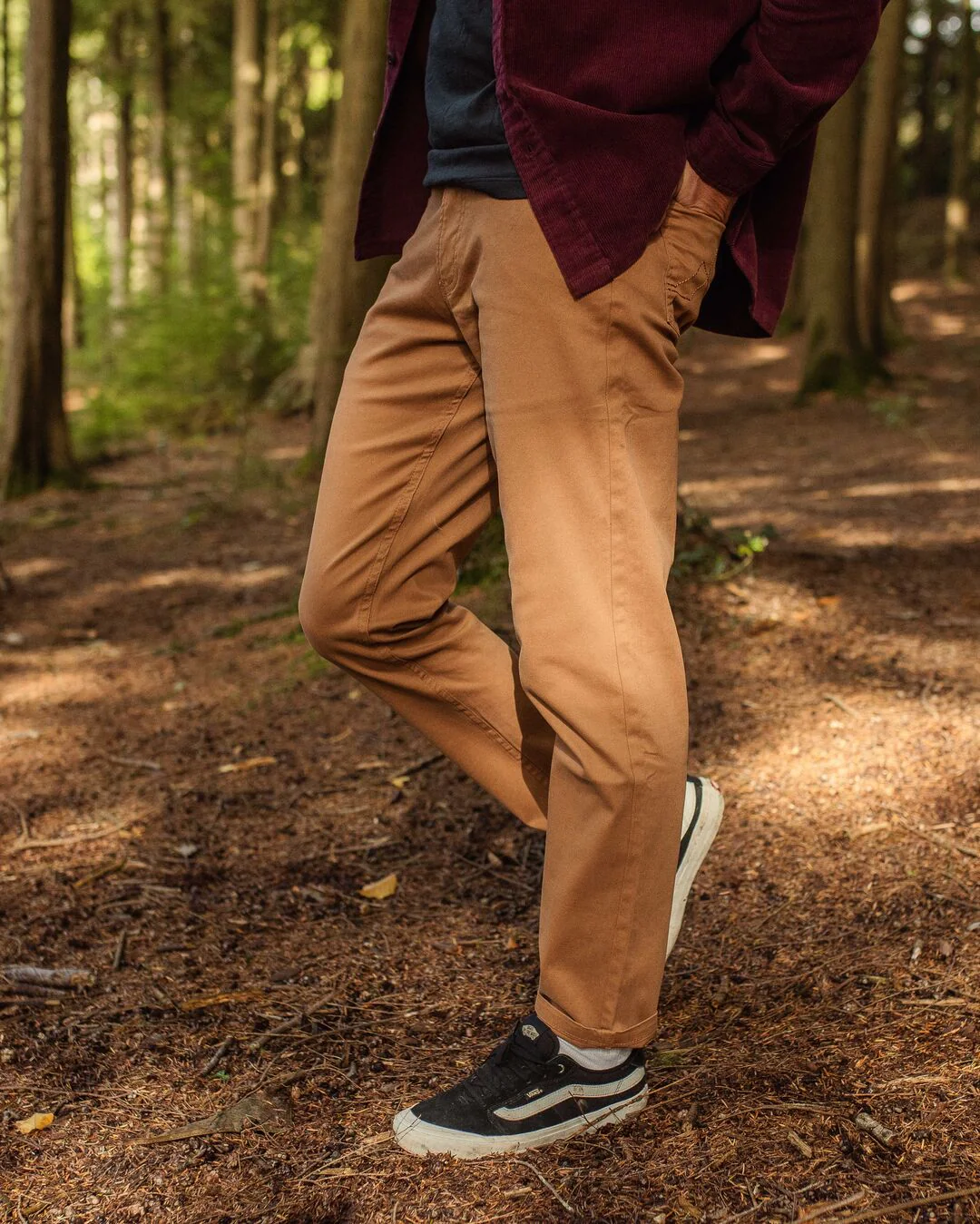 365 5 Pocket Trouser - Coconut - Image 4