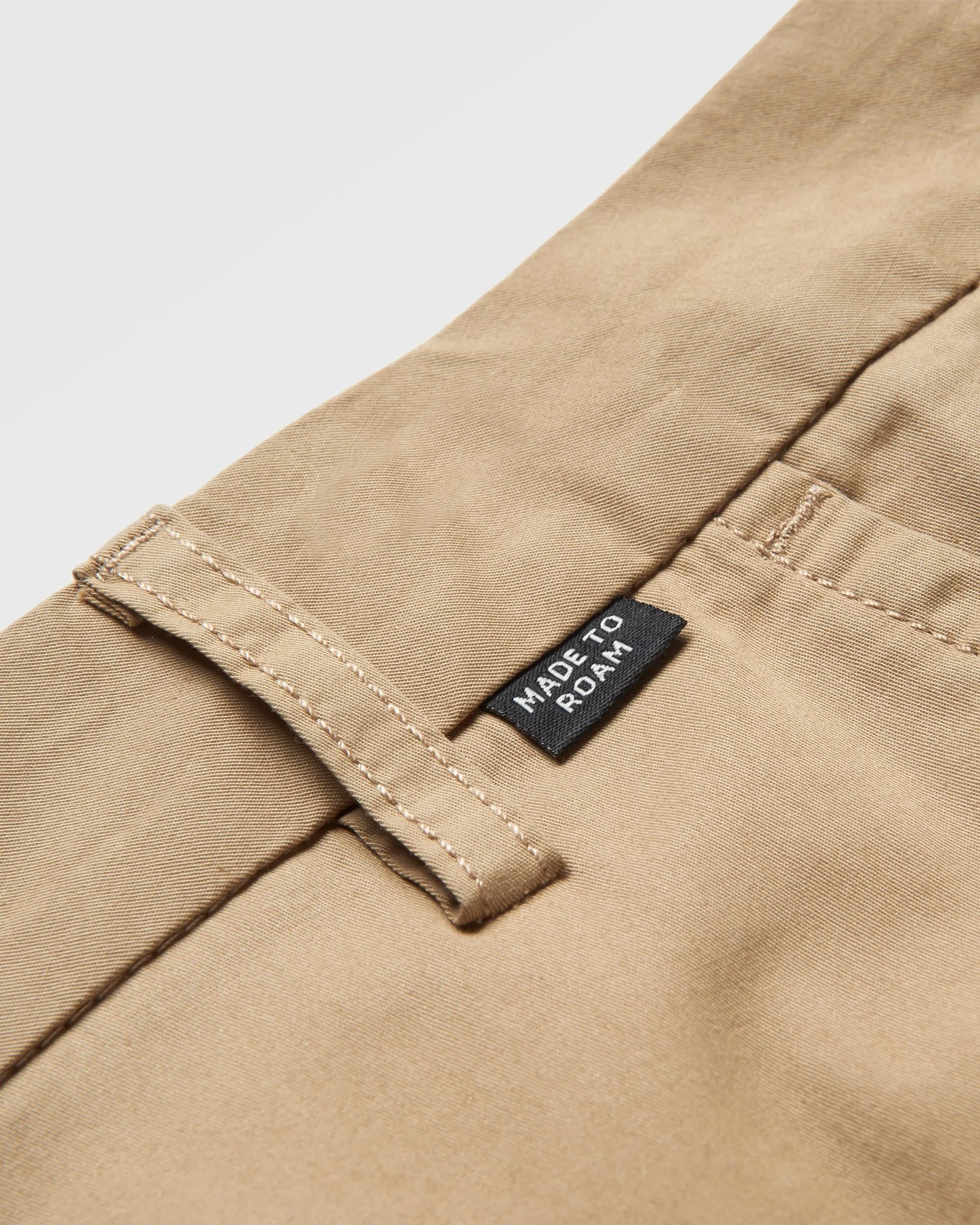 365 Light Organic Trouser - Biscuit - Image 3