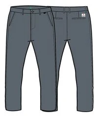 365 Light Cotton Trouser - Storm Grey - Image 7