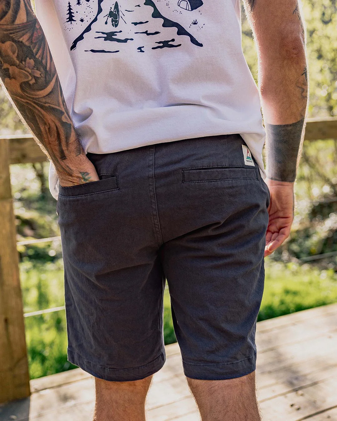 365 Cotton Short - Charcoal - Image 6