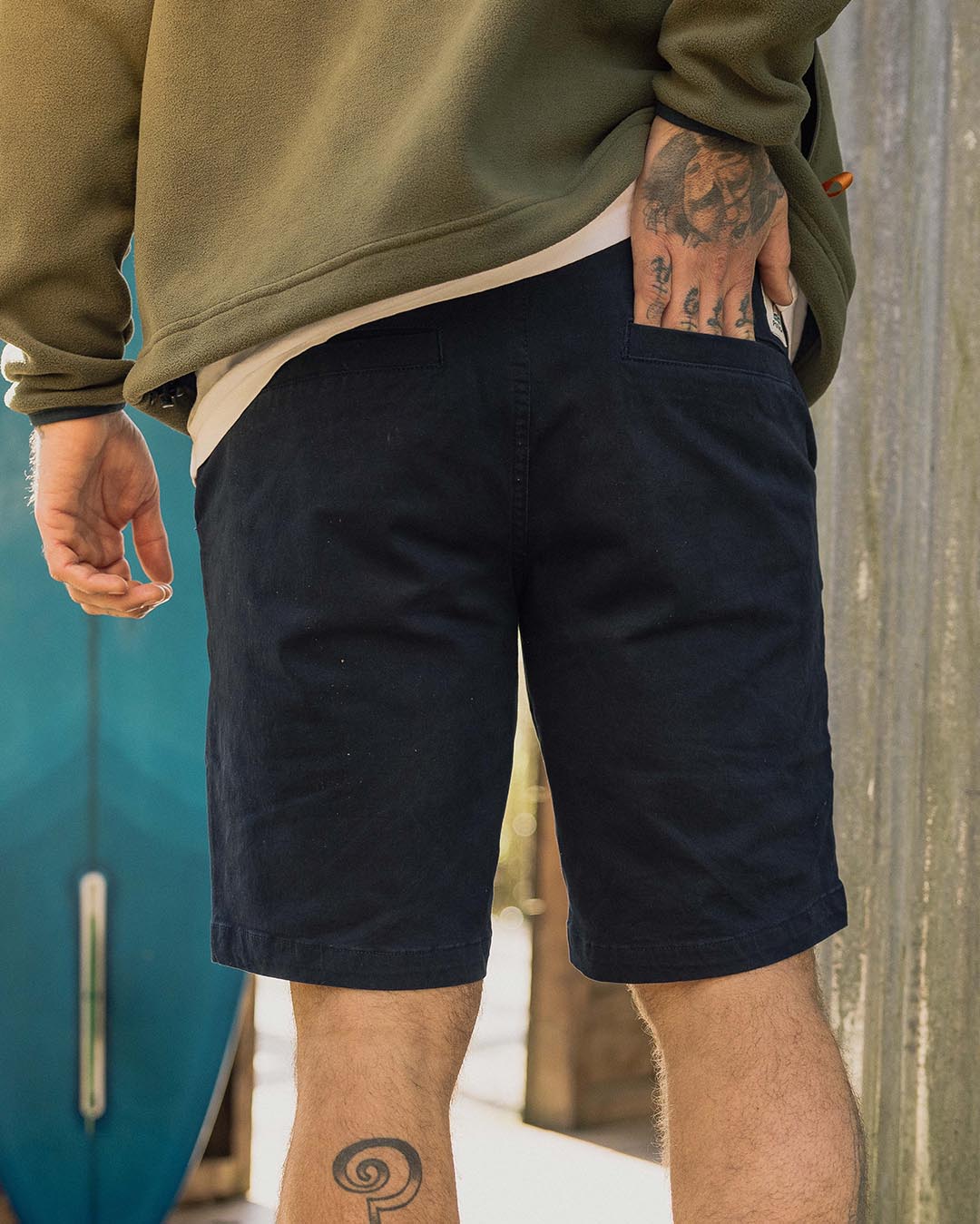 365 Cotton Short - Deep Navy - Image 8
