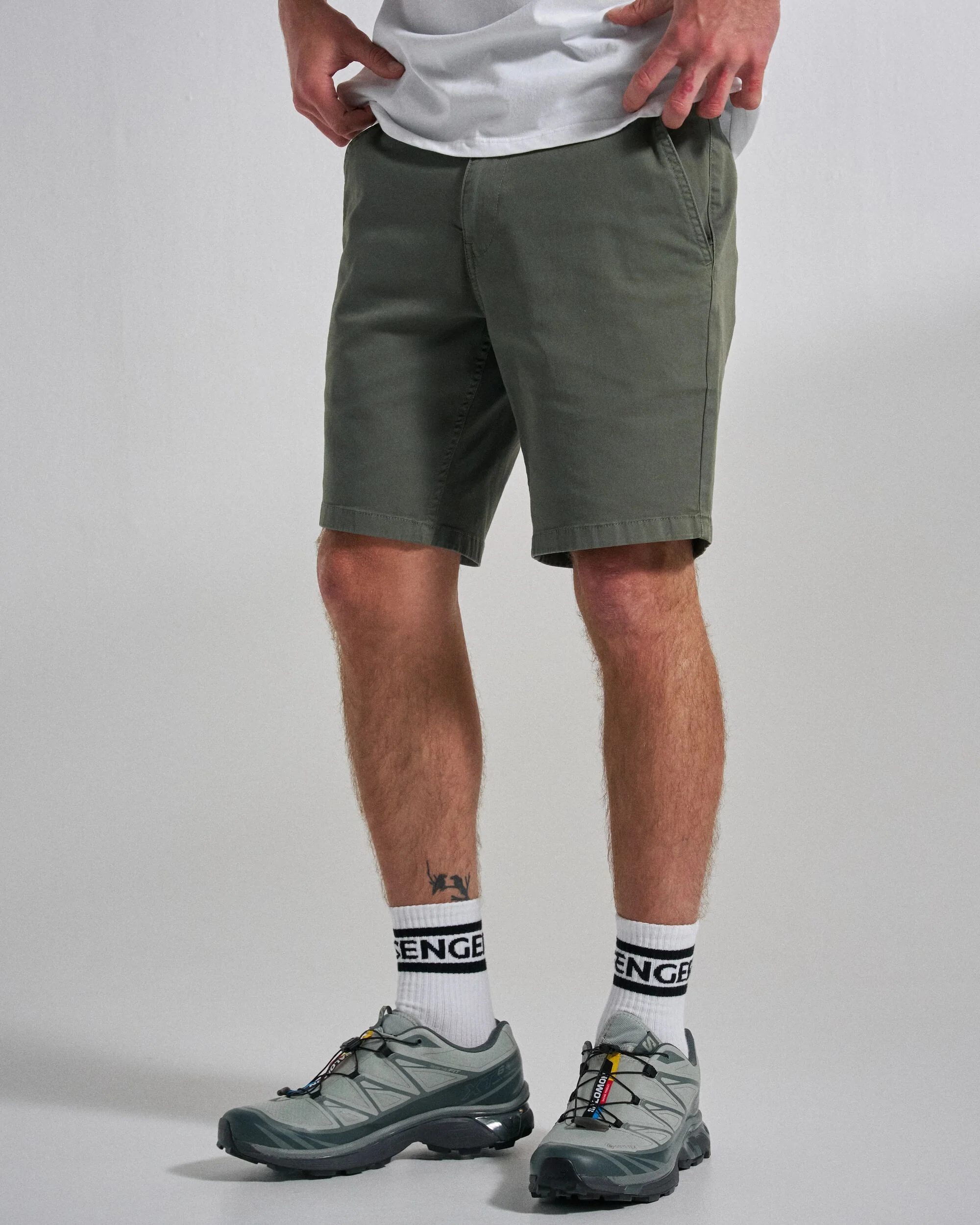 365 Cotton Short - Dusty Olive - Image 3
