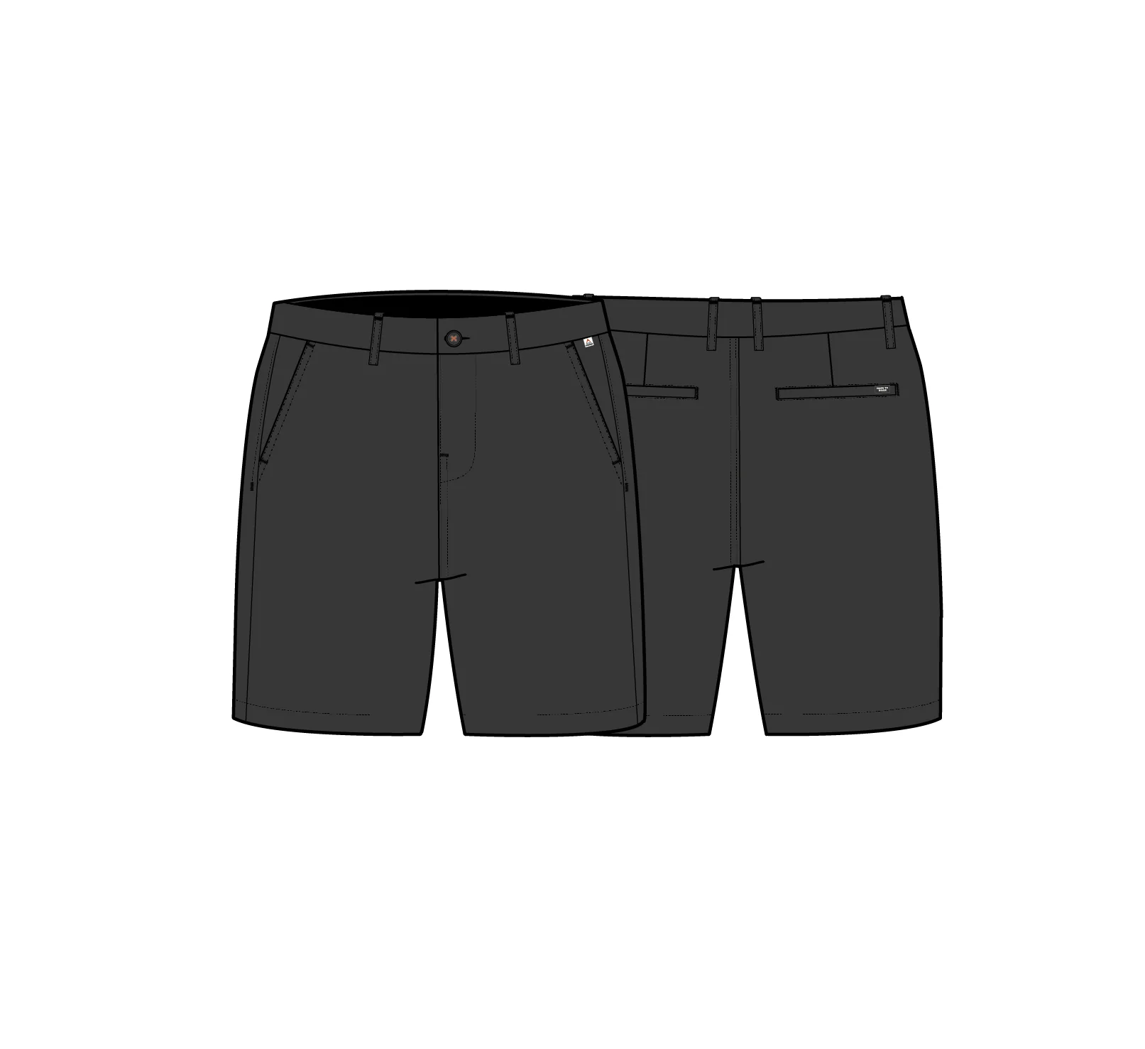 365 Cotton Short - Faded Black - Image 6