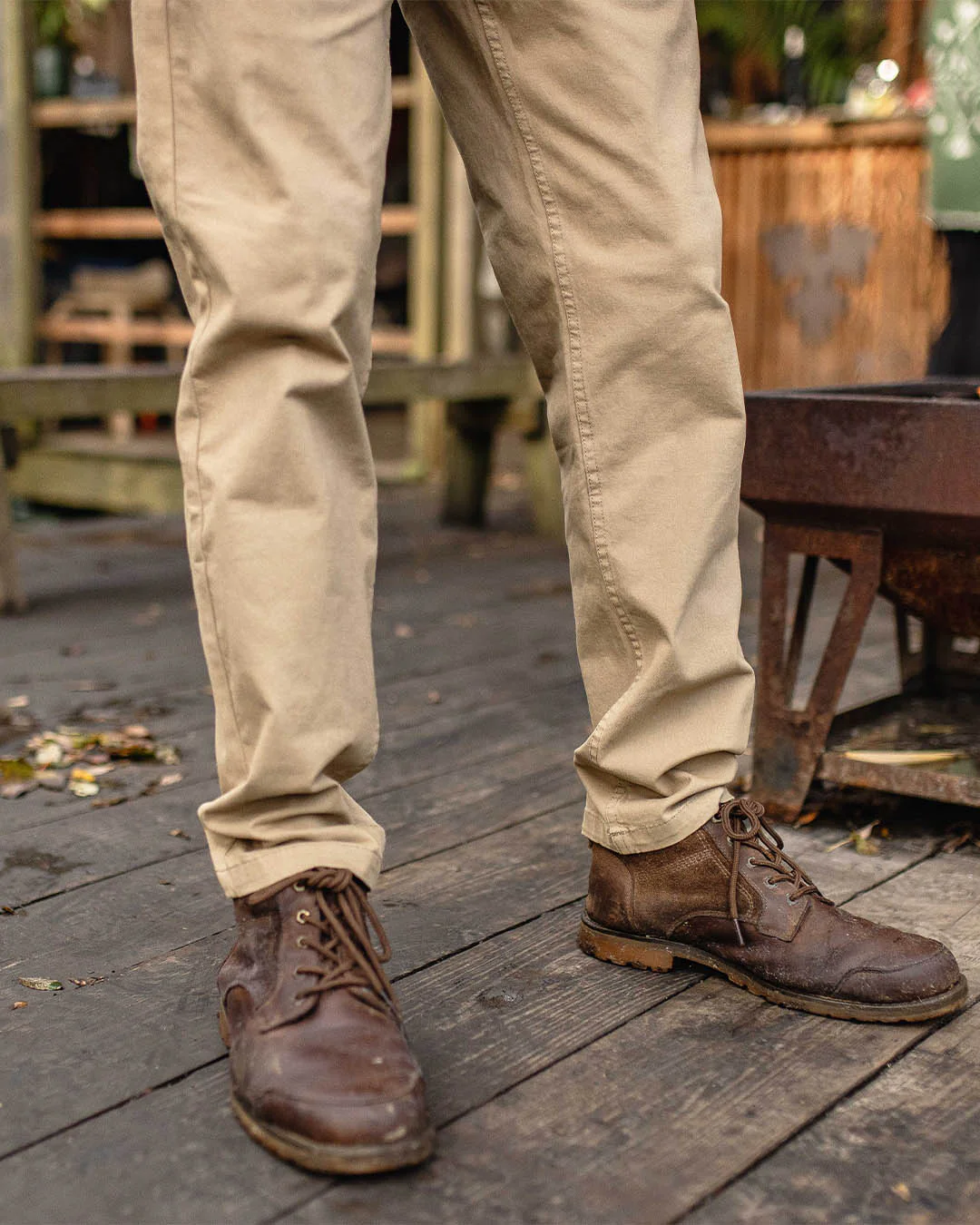 365 Organic Cotton Trouser - Chinchilla Brown - Image 3