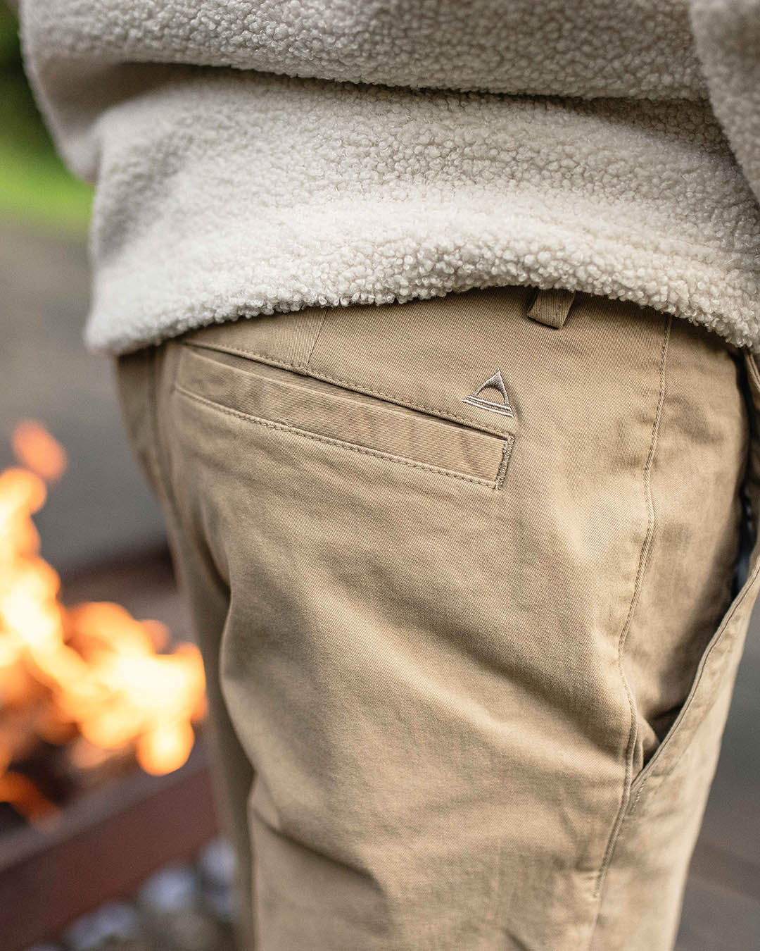 365 Organic Cotton Trouser - Chinchilla Brown - Image 4