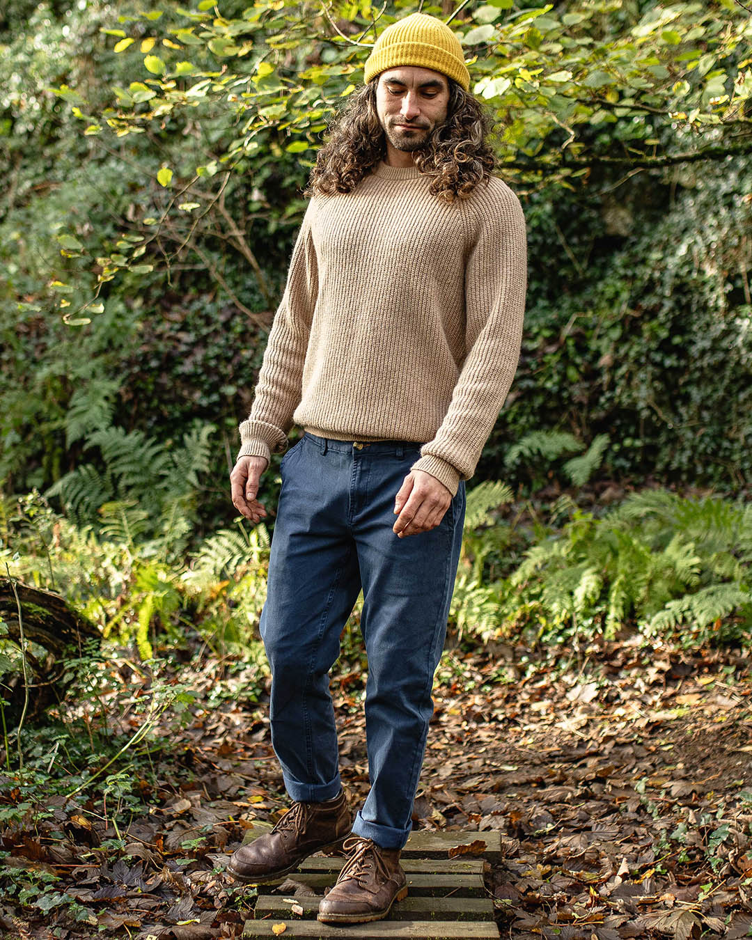 365 Organic Cotton Trouser - Dark Denim - Image 5