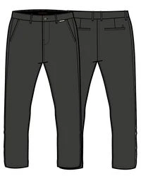 365 Organic Cotton Trouser - Faded Black - Image 12