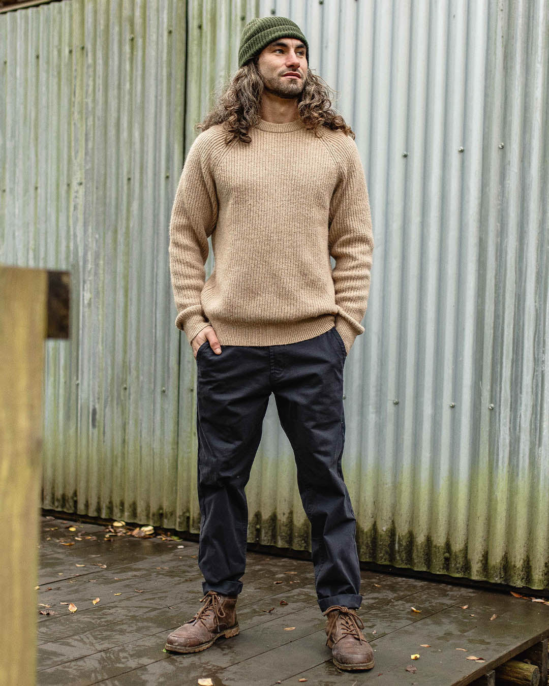 365 Organic Cotton Trouser - Faded Black - Image 4