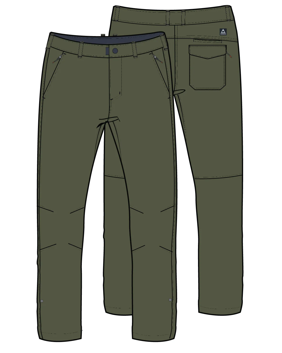 365 Trail Trouser - Khaki - Image 12