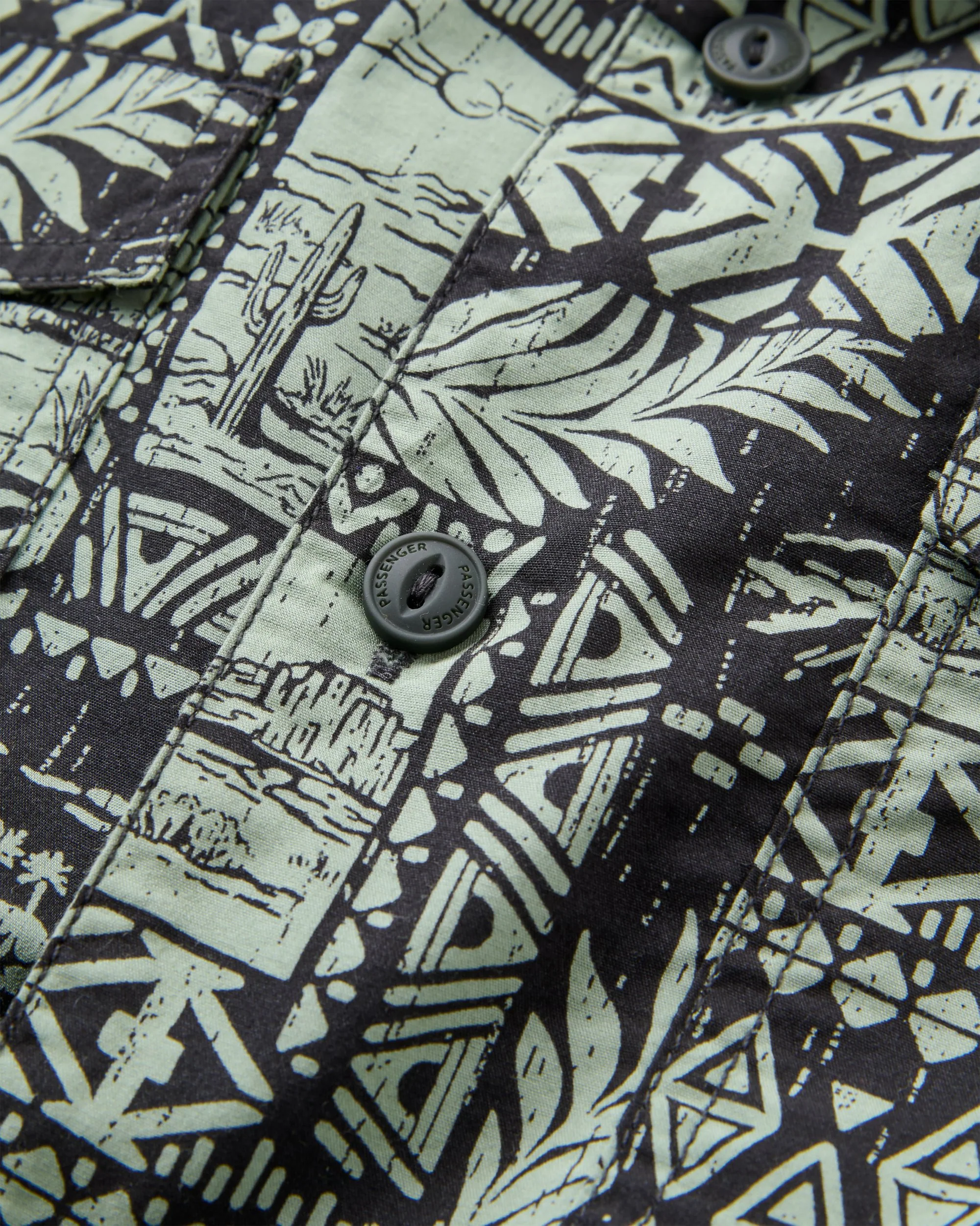 Acreage Shirt - Patchwork Faded Black - Image 7