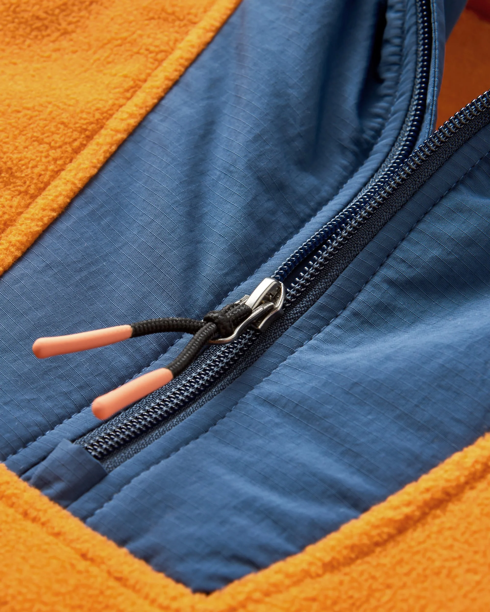 Alexander Hooded Polar Fleece - Sunrise Orange - Image 3