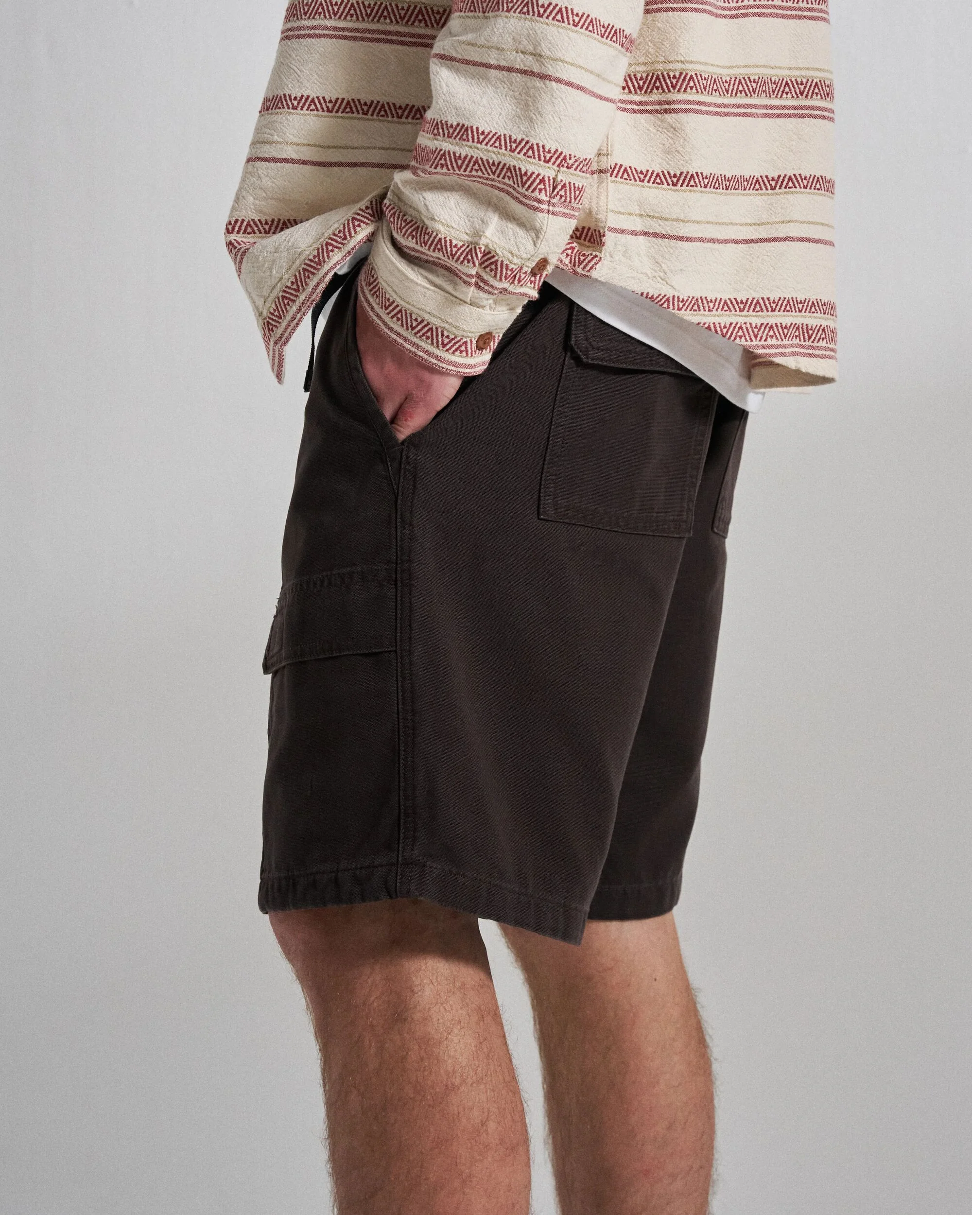 Apex Cargo Cotton Short - Espresso - Image 5