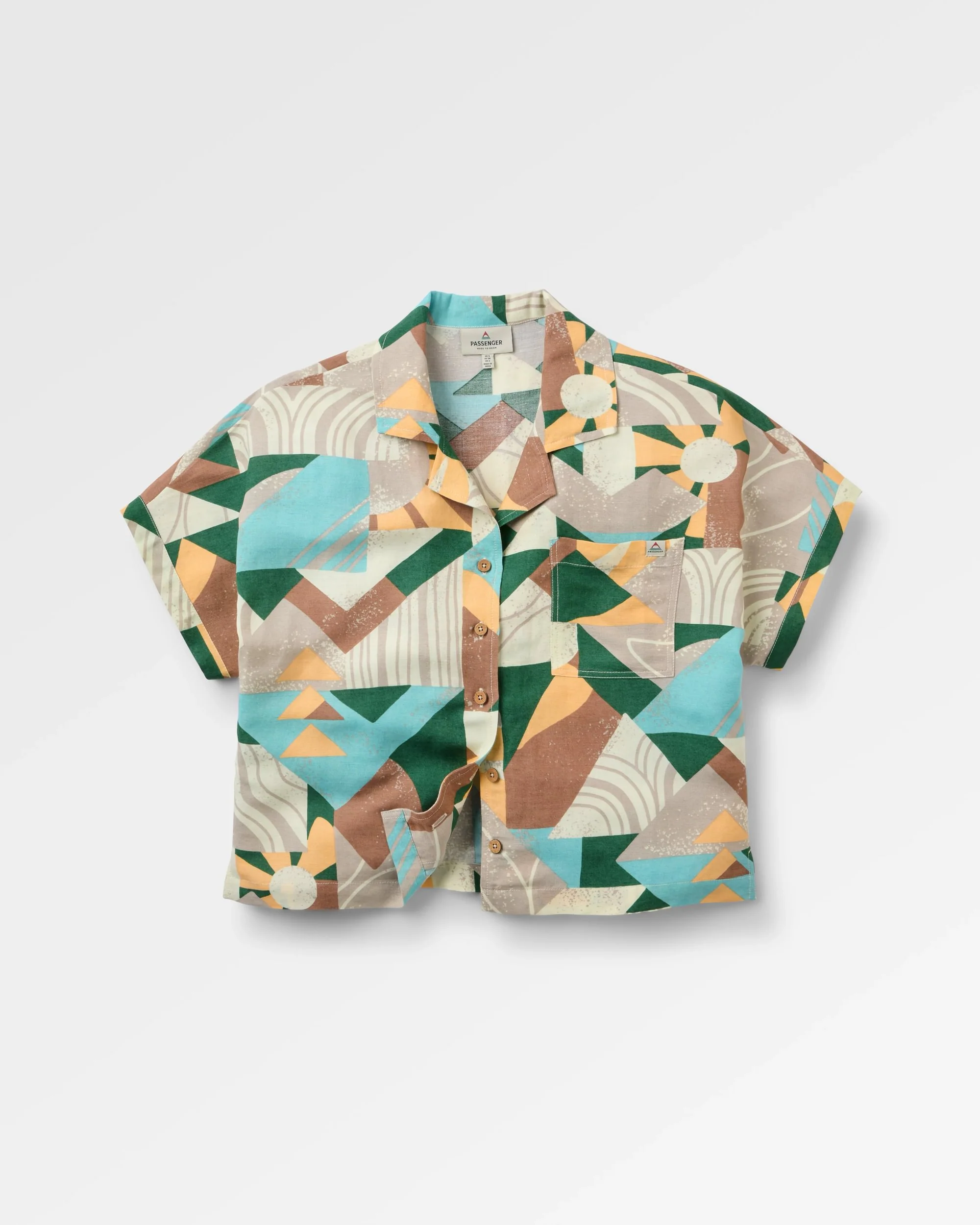 Arden Linen Short Sleeve Shirt - Sun Patch Simply Taupe - Image 2