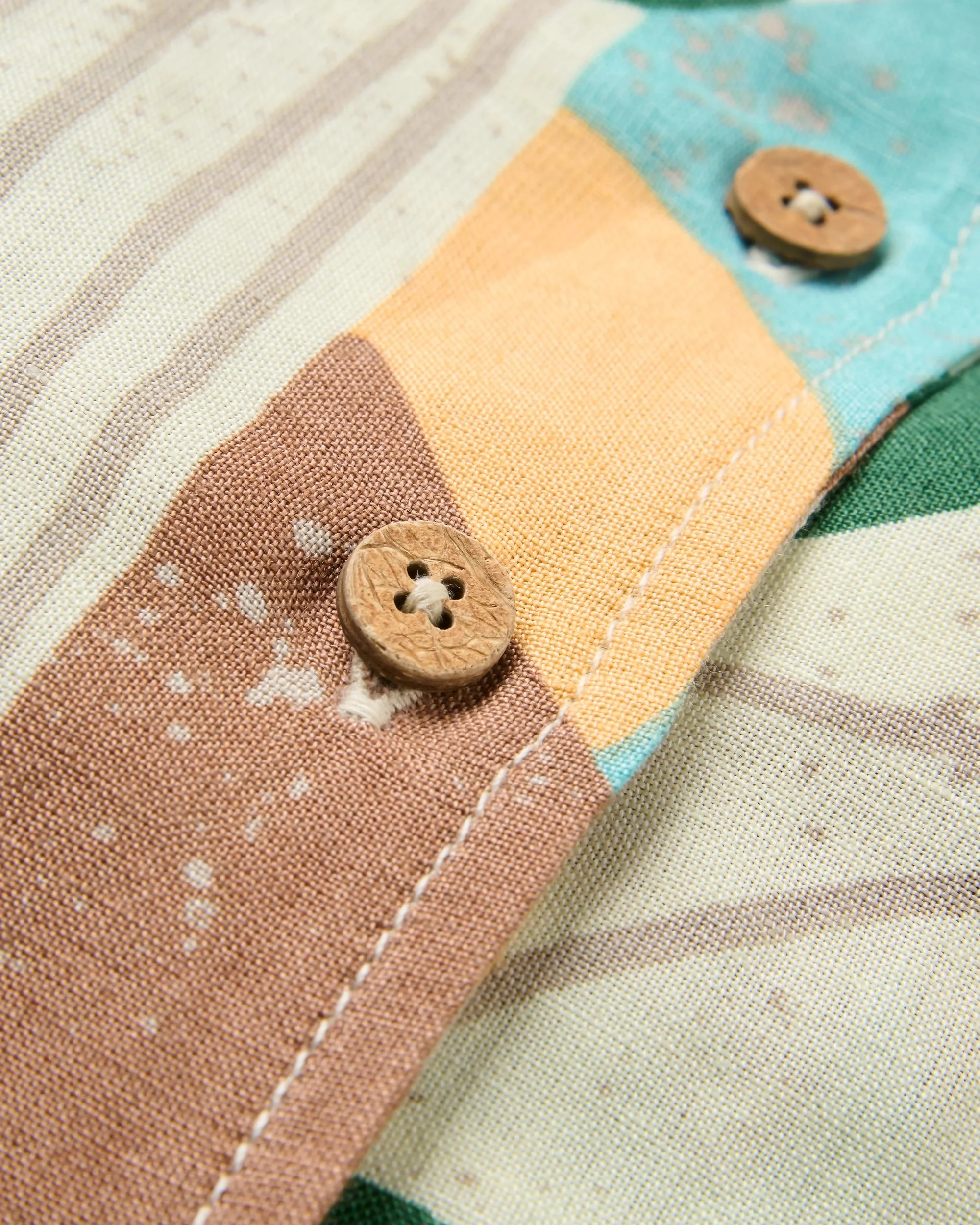 Arden Linen Short Sleeve Shirt - Sun Patch Simply Taupe - Image 9