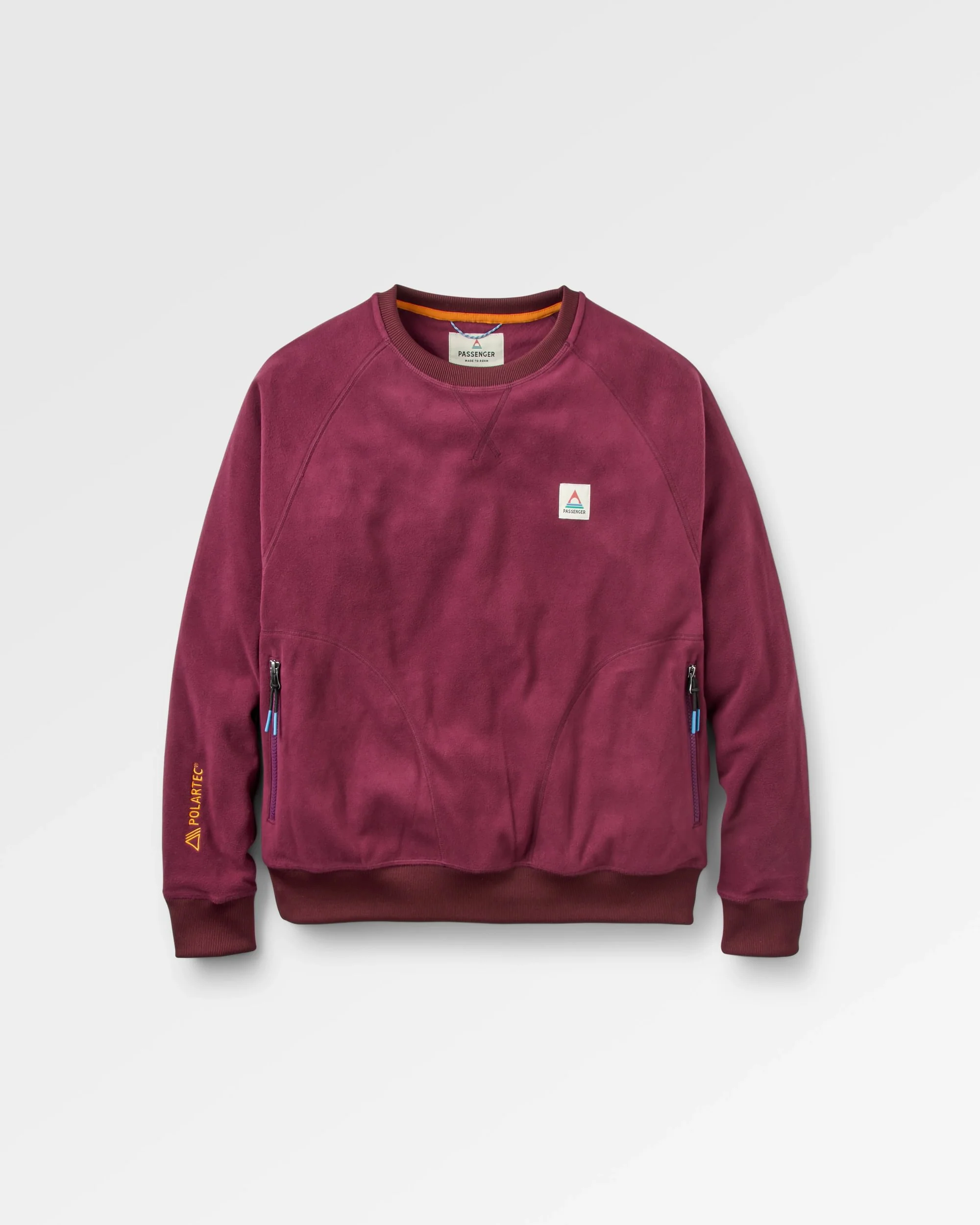 Ayla Micro Polartec® Crew Fleece - Fig