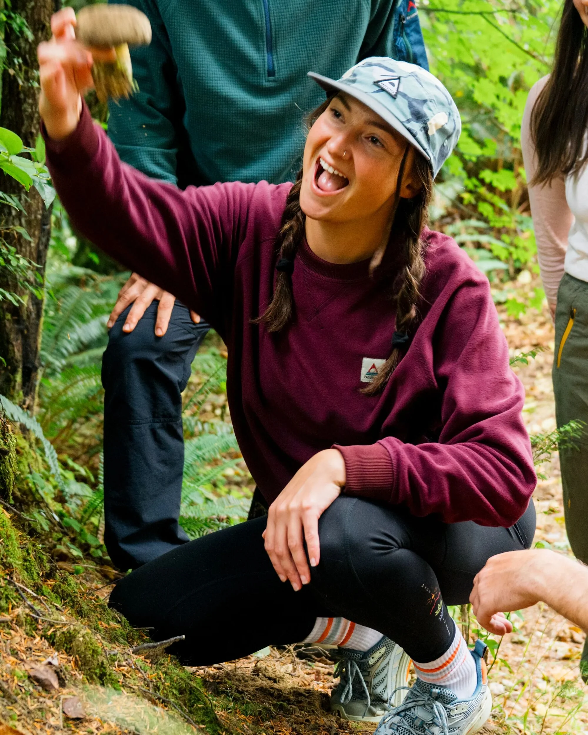 Ayla Micro Polartec® Crew Fleece - Fig - Image 3
