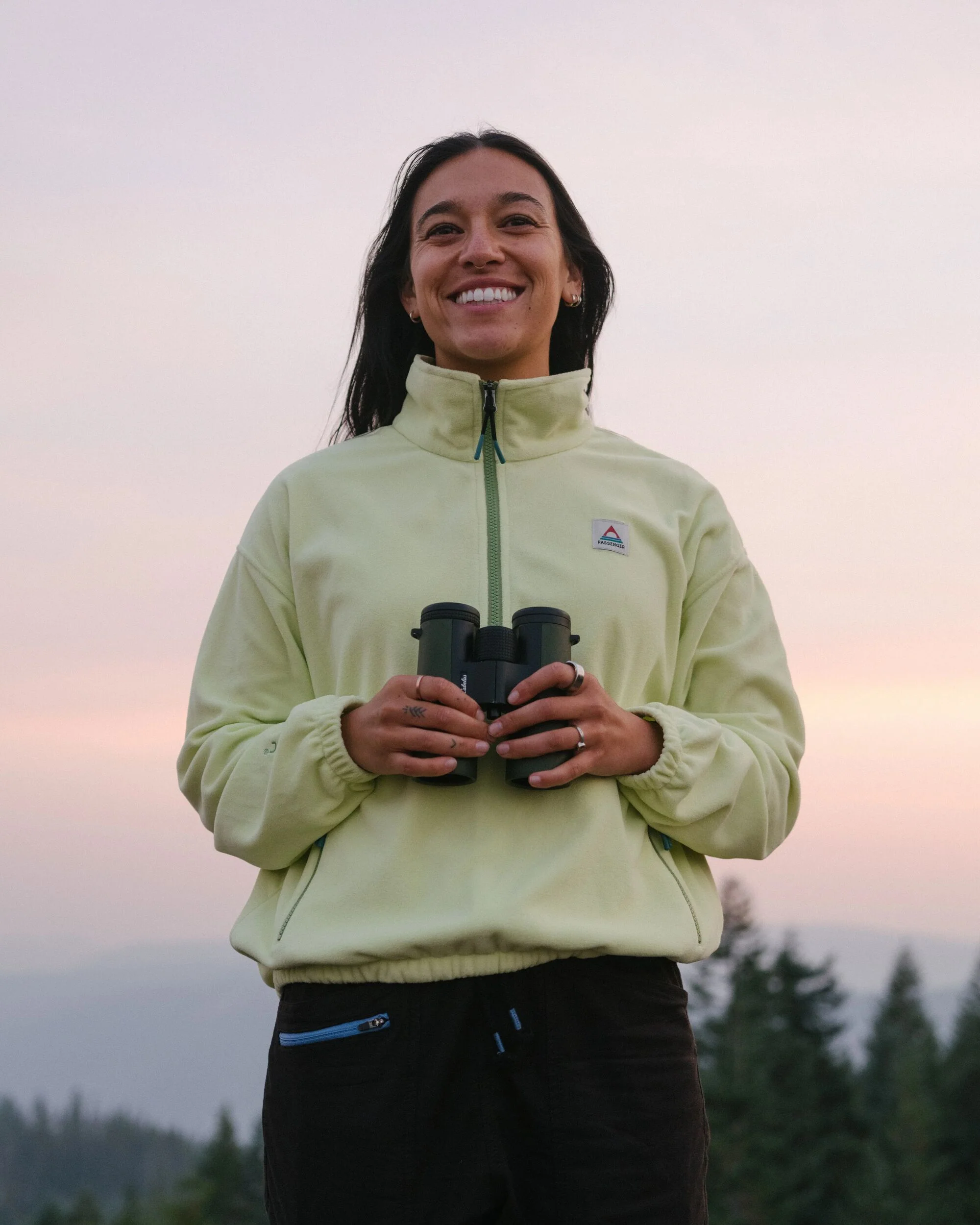 Ayla Micro Polartec® Fleece - Soft Lime Juice