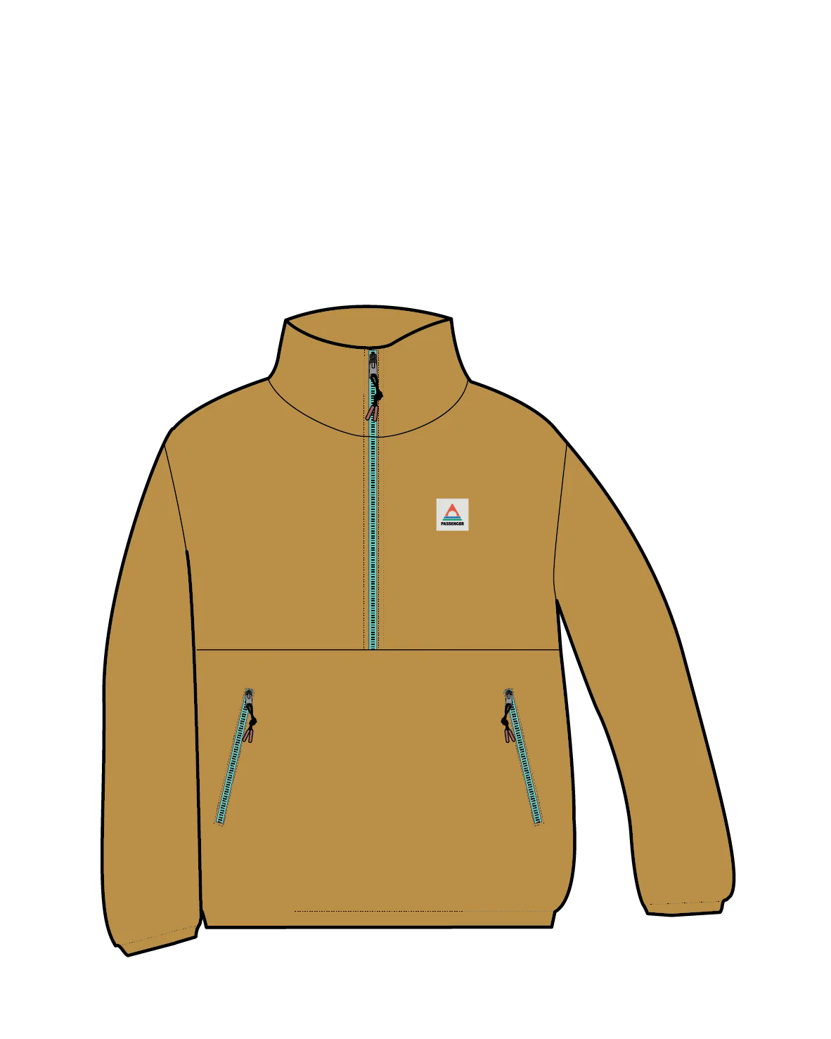 Ayla Micro Polartec® Fleece - Spruce Yellow - Image 7