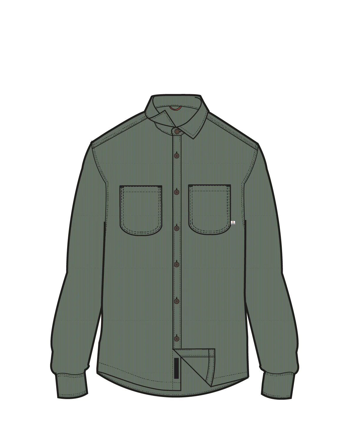 Backcountry Cord Light Shirt - Dusty Olive - Image 11