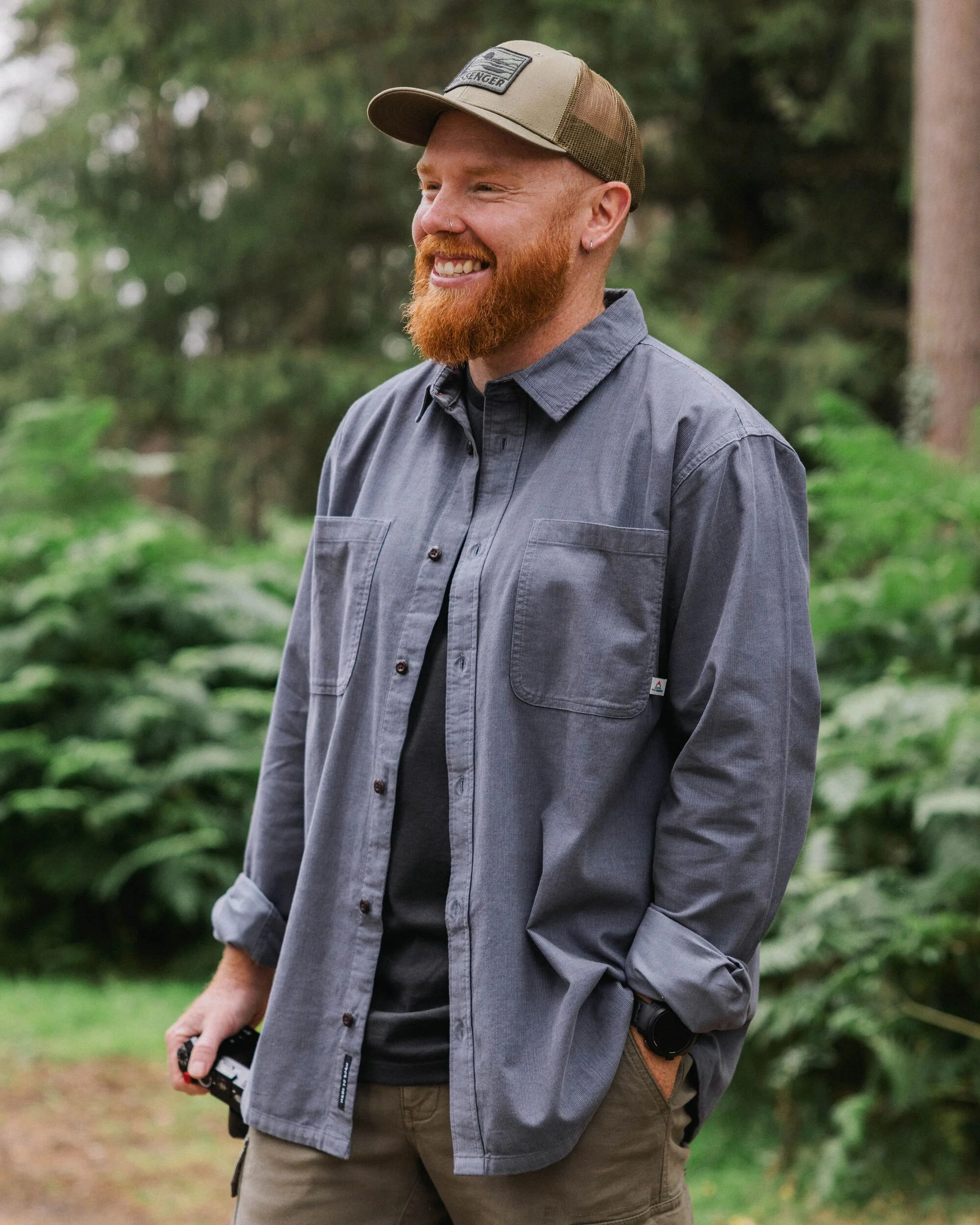 Backcountry Cord Light Shirt - Storm Grey - Image 4