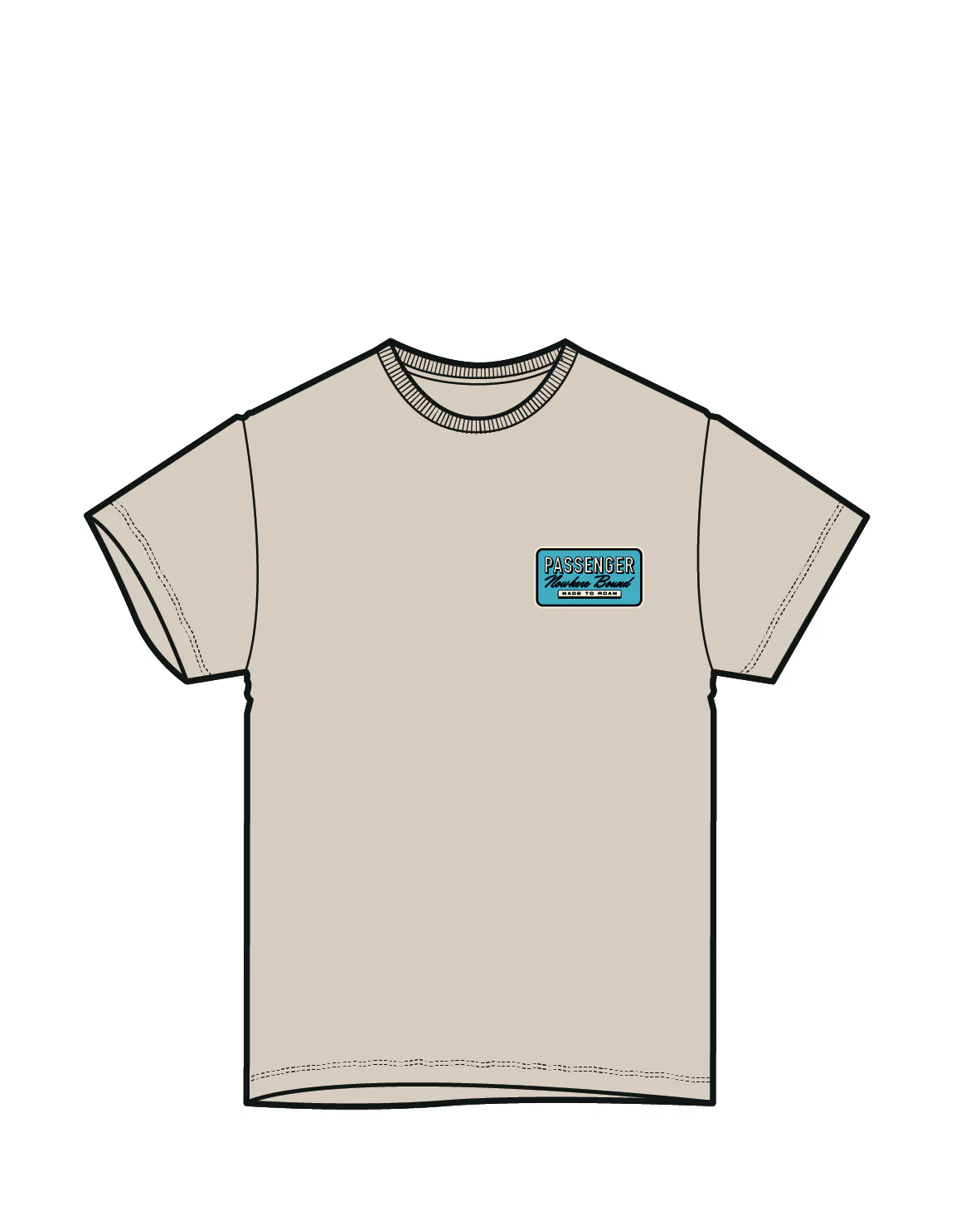 Beechey T-Shirt - Birch - Image 6