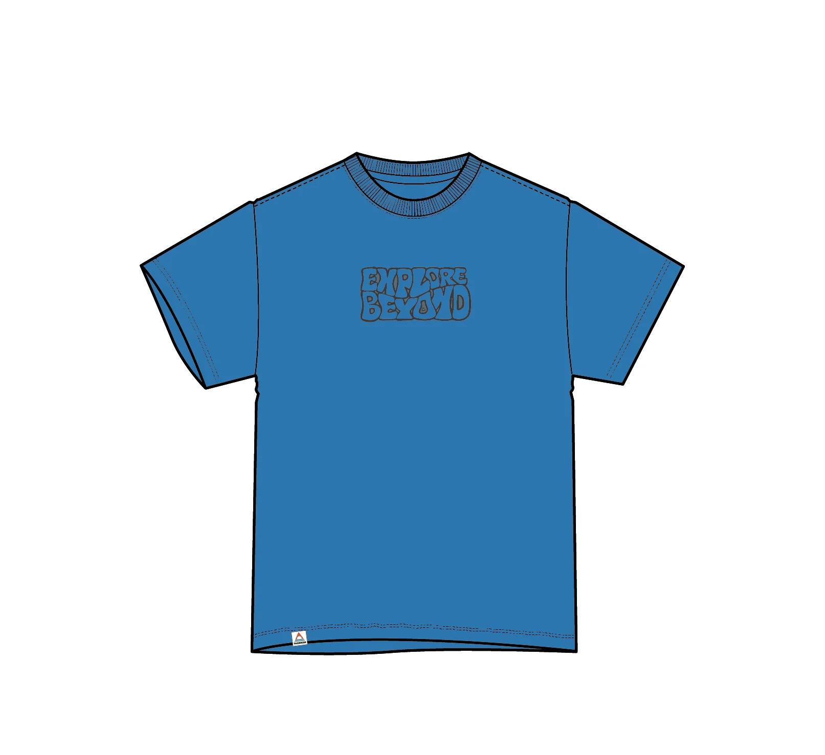 Beyond Relaxed Fit T-Shirt - Marine Blue - Image 6