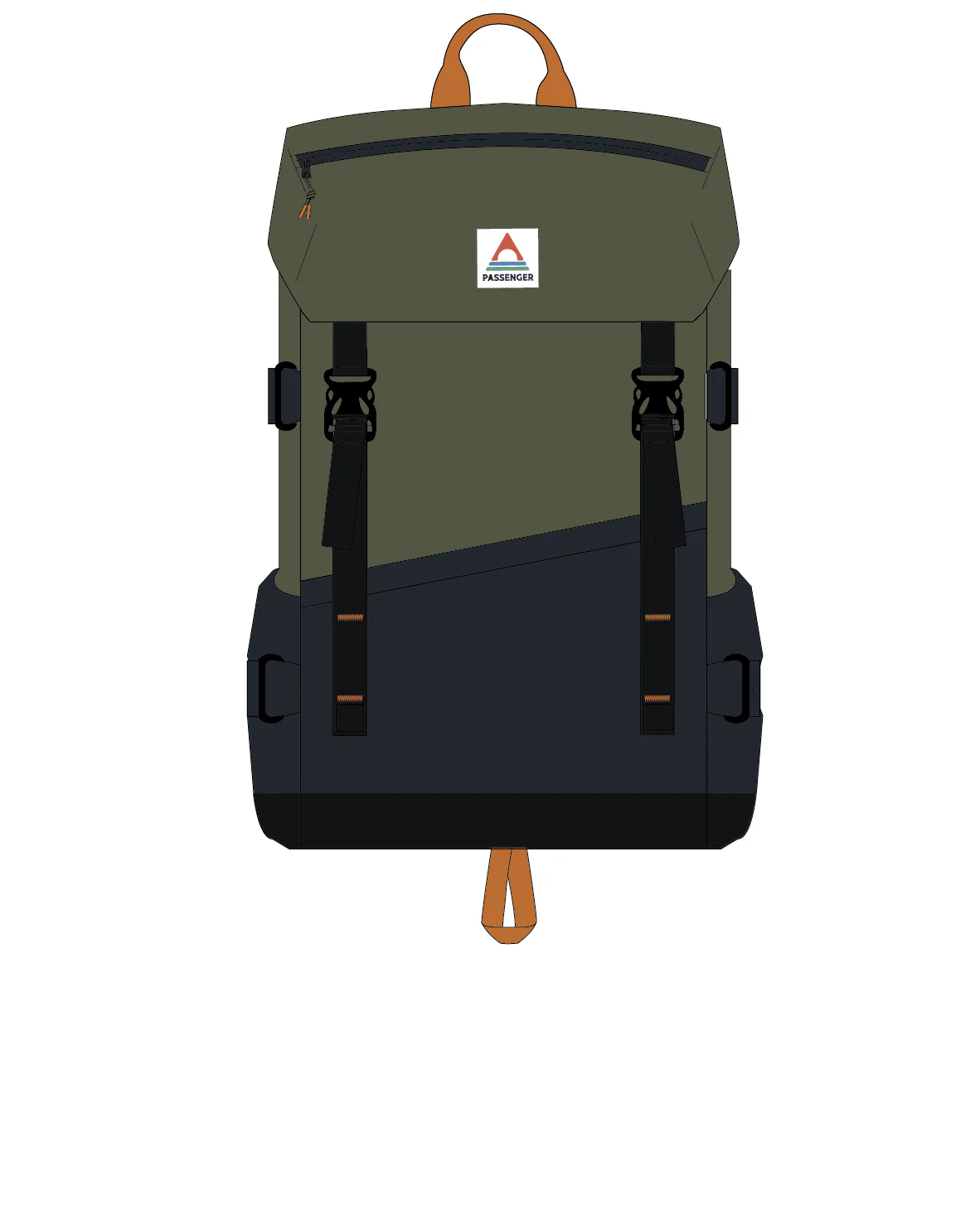 Boondocker 32L Backpack - True Black/ Khaki - Image 12
