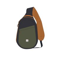 Boondocker Sling 8L - True Black/ Khaki - Image 13