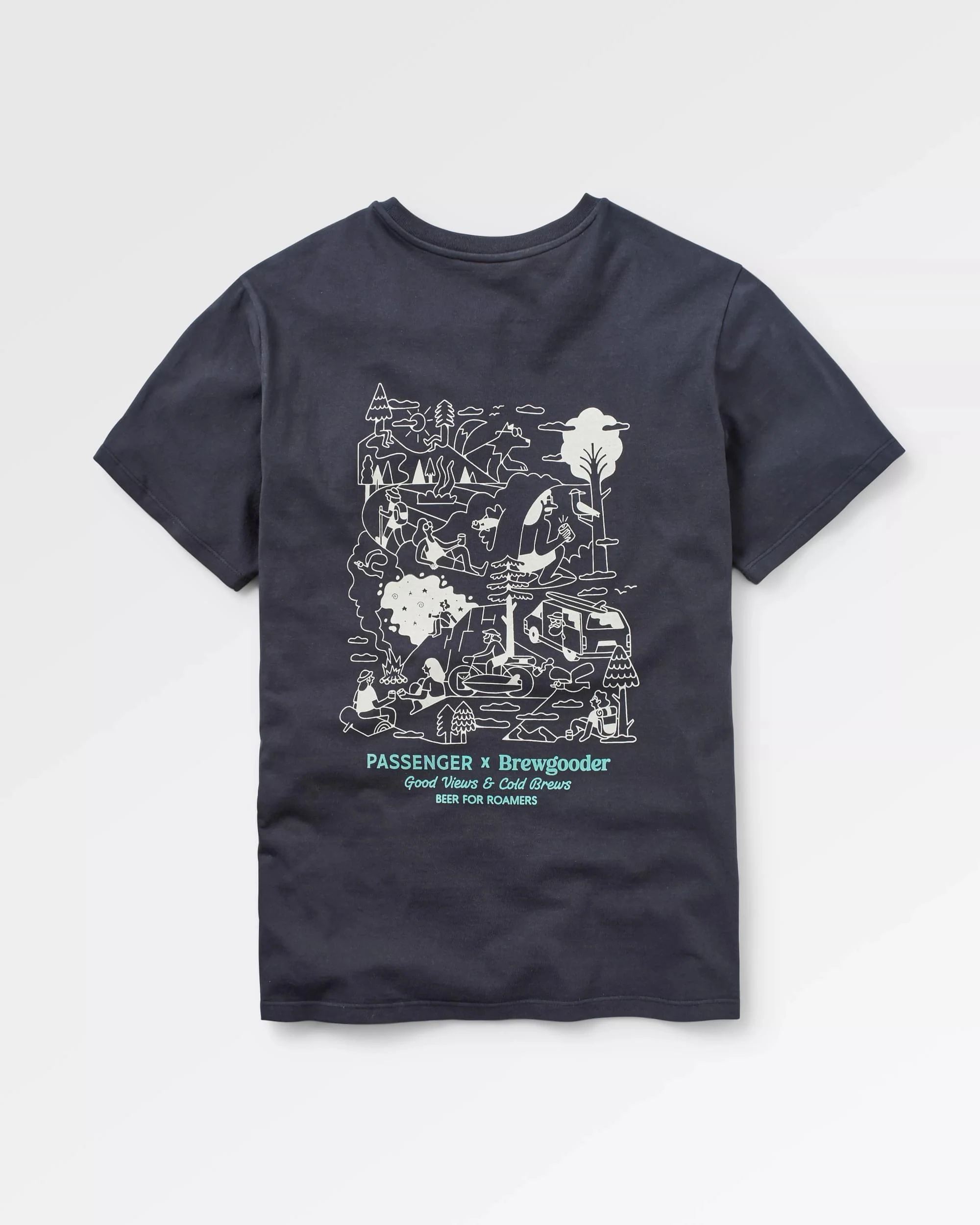 Brews & Views T-Shirt Passenger X Brewgooder - Black - Image 2