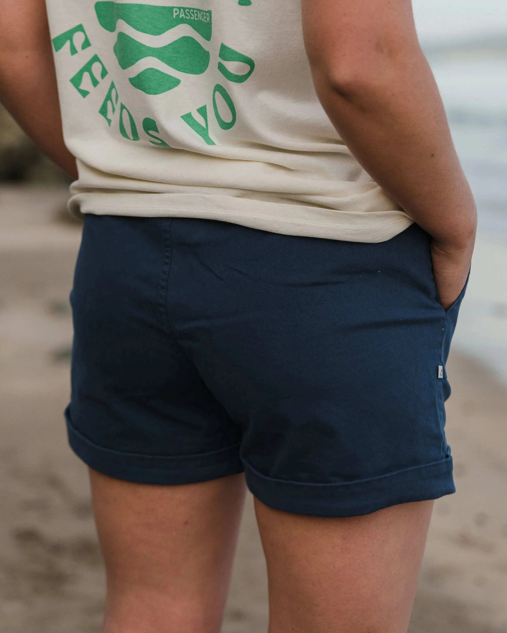 Carriso Organic Cotton Short - Dark Denim - Image 3