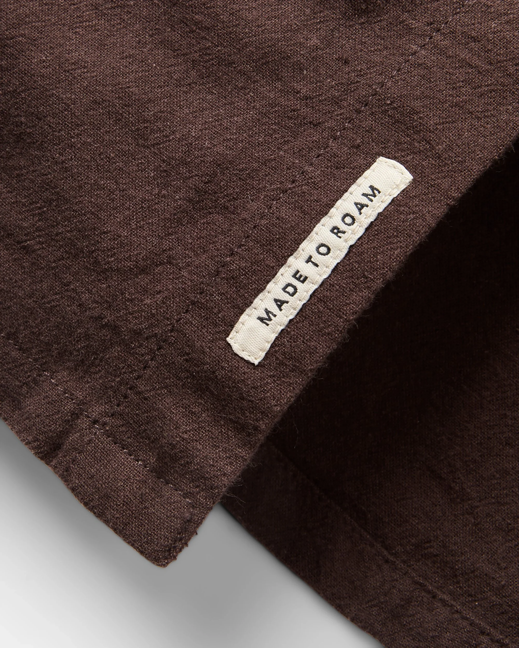 Chill Textured Short Sleeve Shirt - Espresso - Image 9