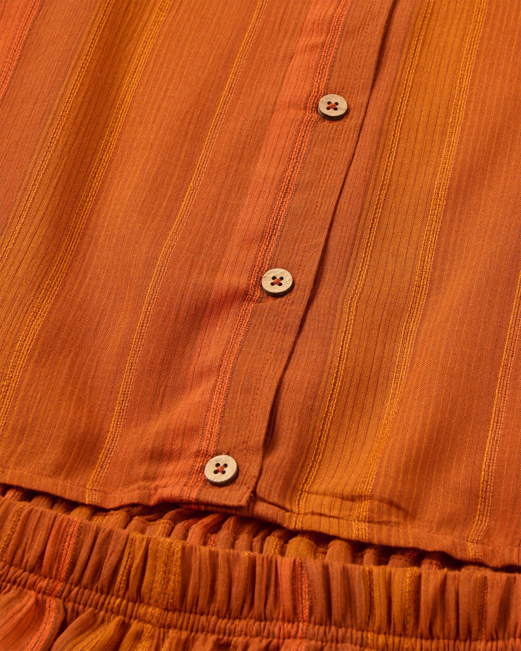 Clarity Short Skort Dress - Ember Orange Stripe - Image 9