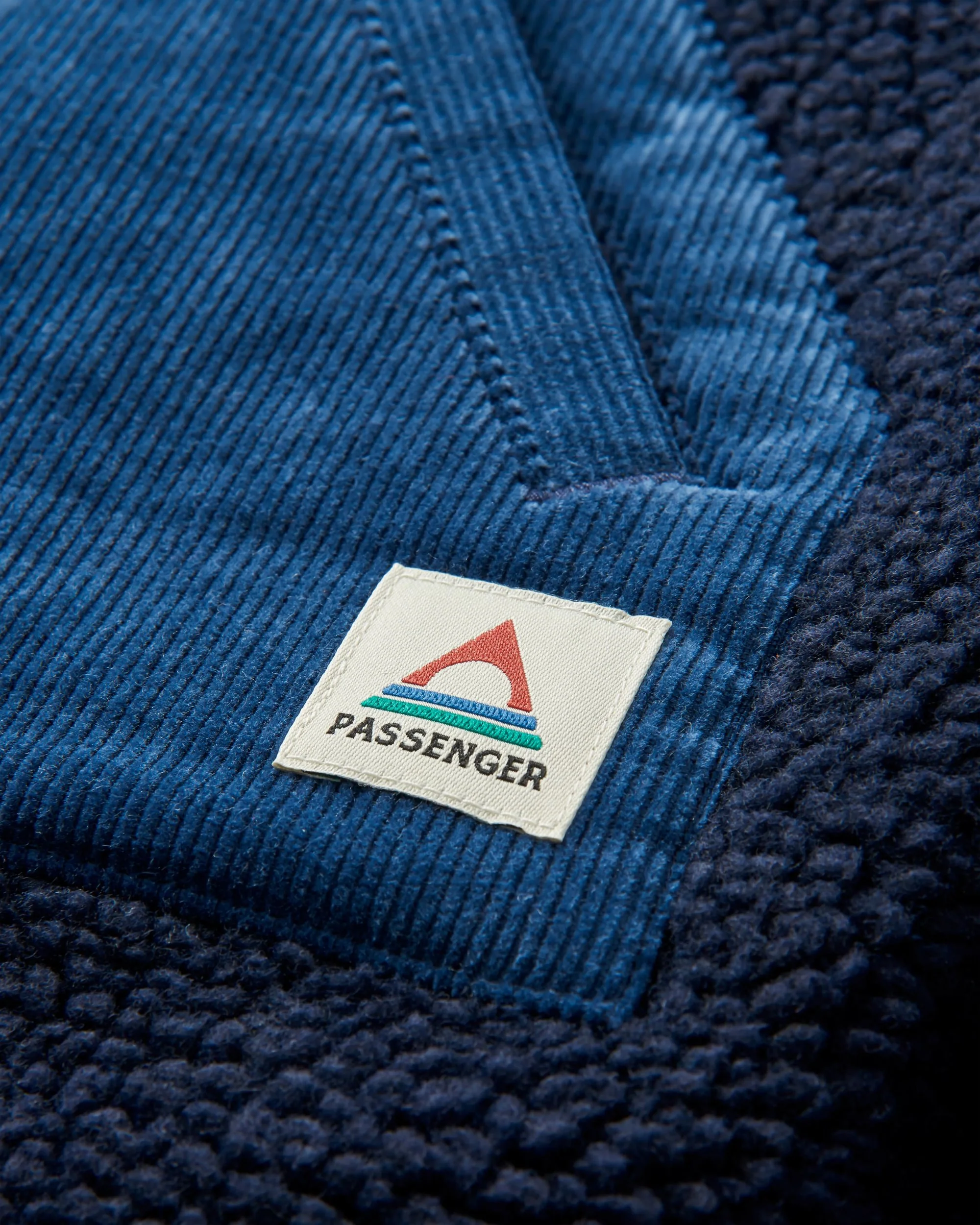 Clover Sherpa Fleece - Deep Navy - Image 7