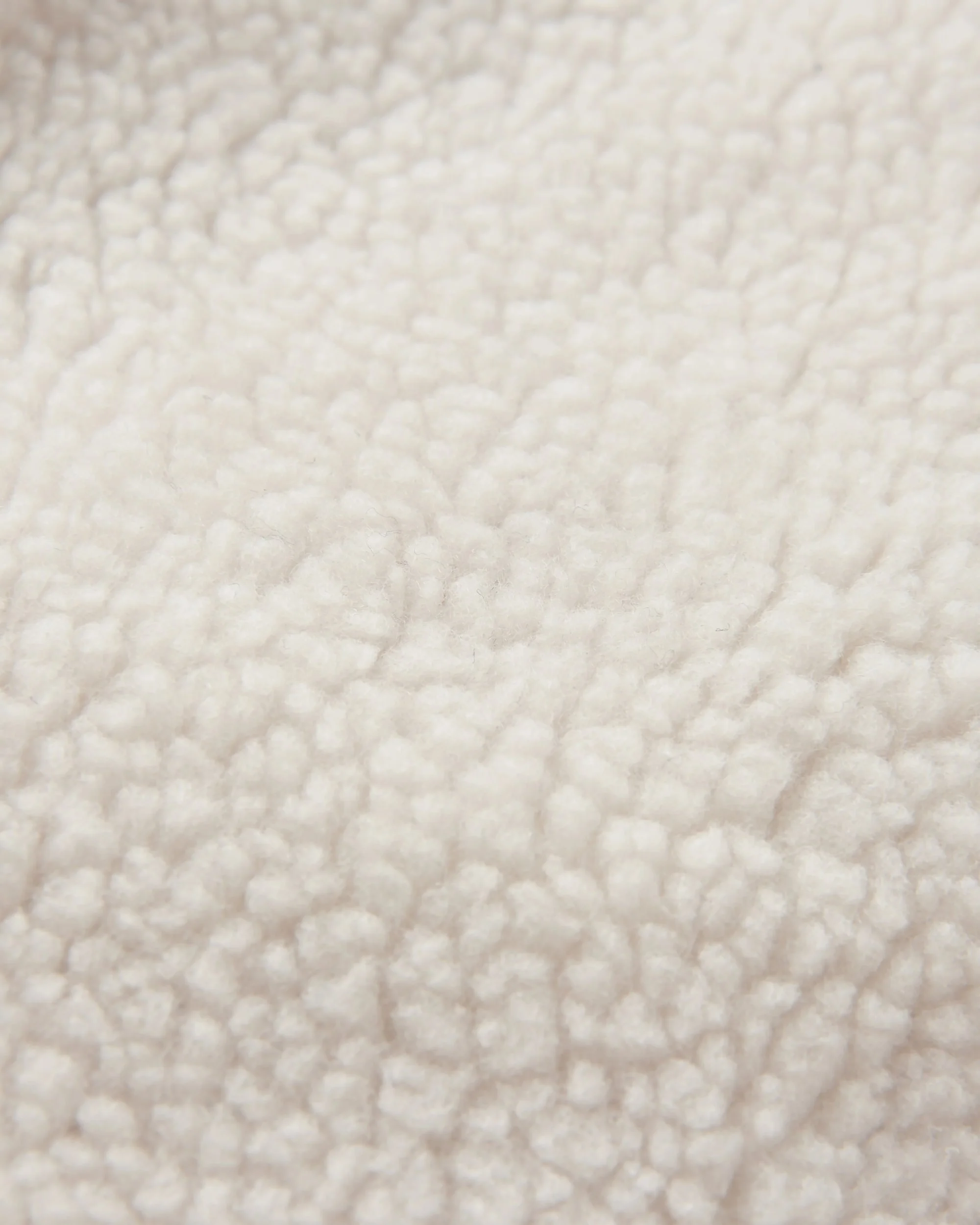 Clover Sherpa Fleece - Vintage White - Image 8
