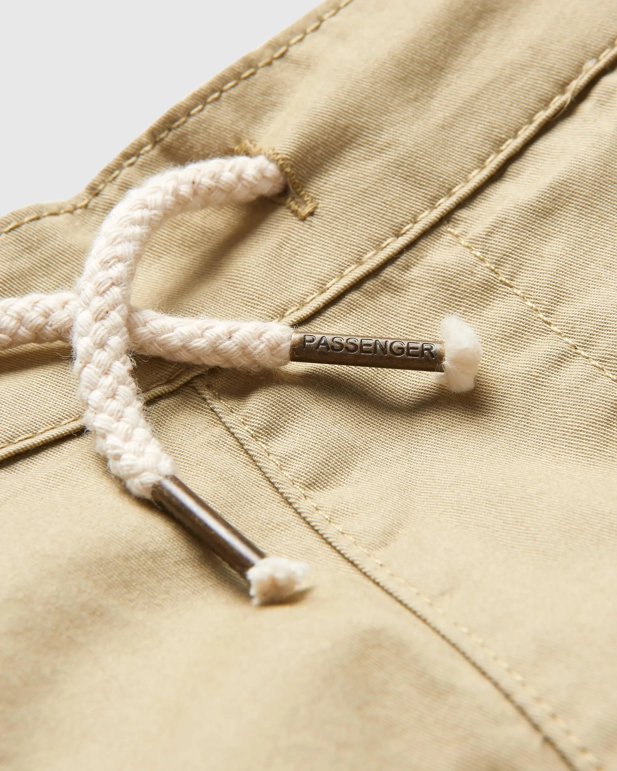 Compass Elasticated Waist Trouser - Biscuit - Image 5