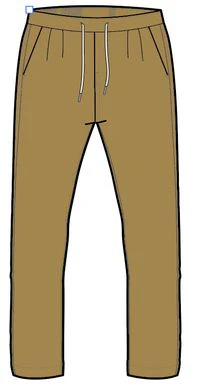 Compass Elasticated Waist Trouser - Biscuit - Image 8