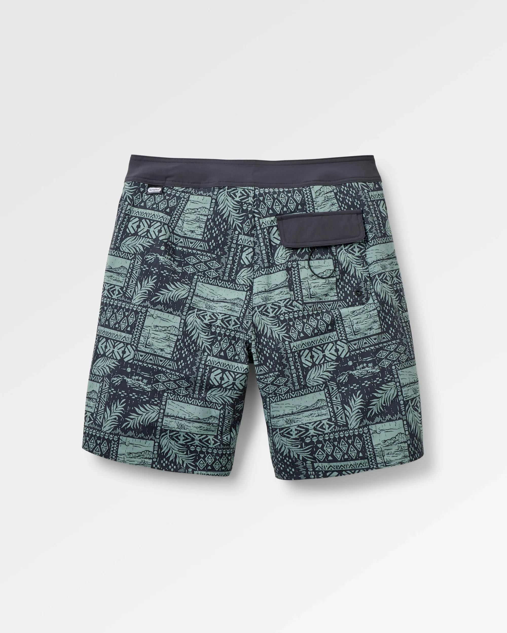 Cruiser NetPlus® 19" Boardshort - Patchwork Faded Black - Image 9