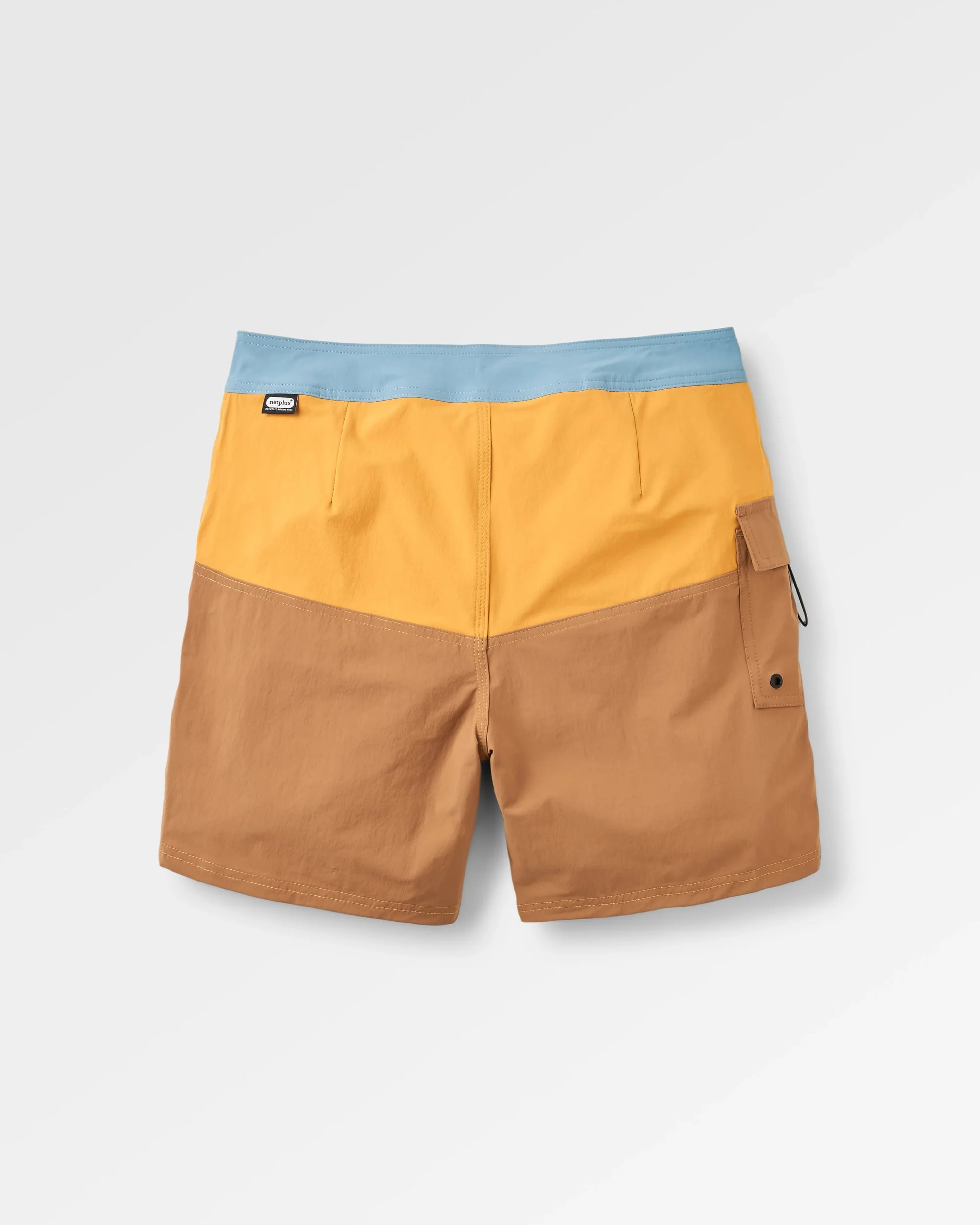 Cutback NetPlus® 17" Boardshort - Spruce Yellow/Toffee - Image 6