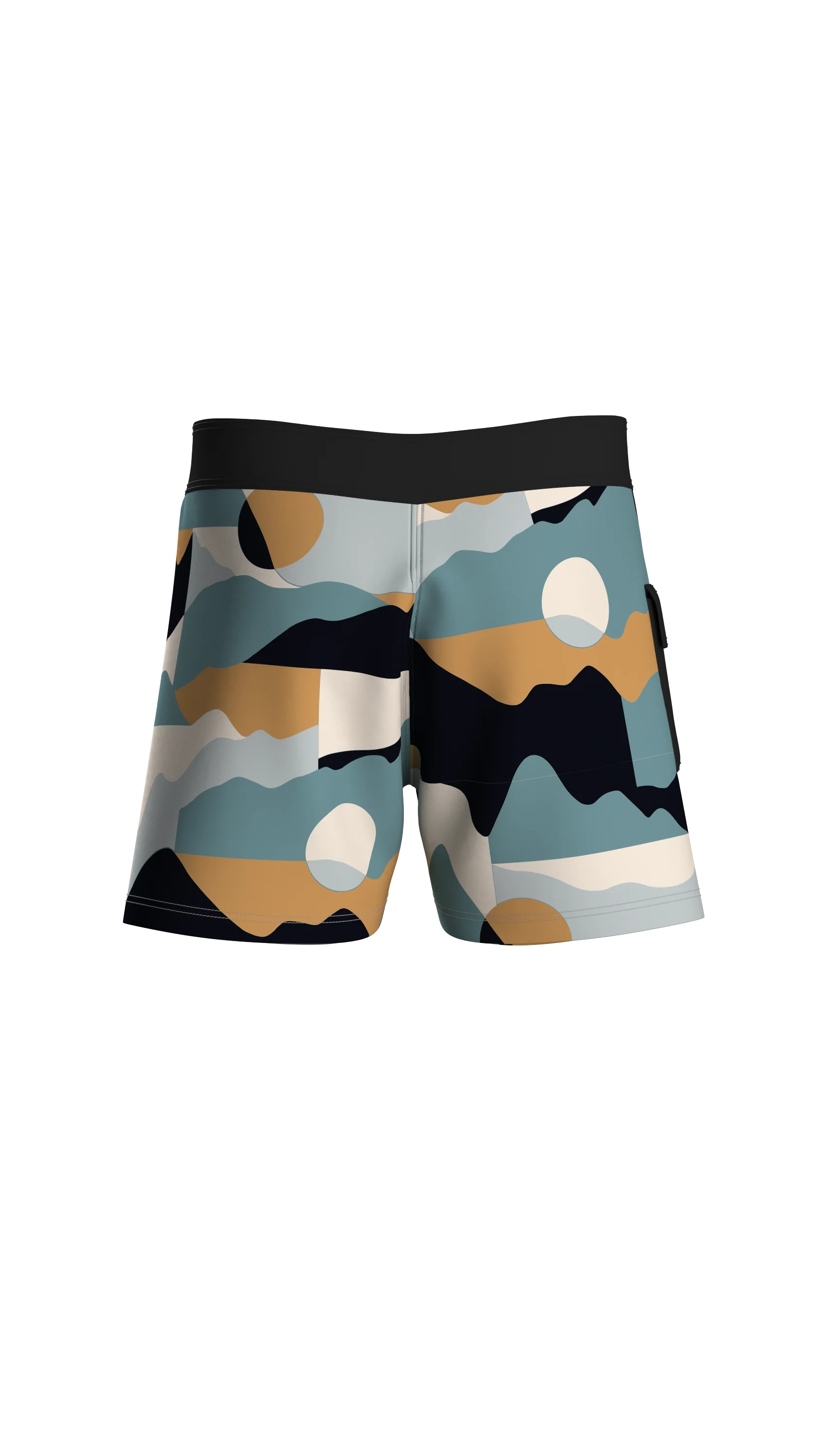 Cutback NetPlus® 17" Boardshort - Vista Patchwork Arctic - Image 11