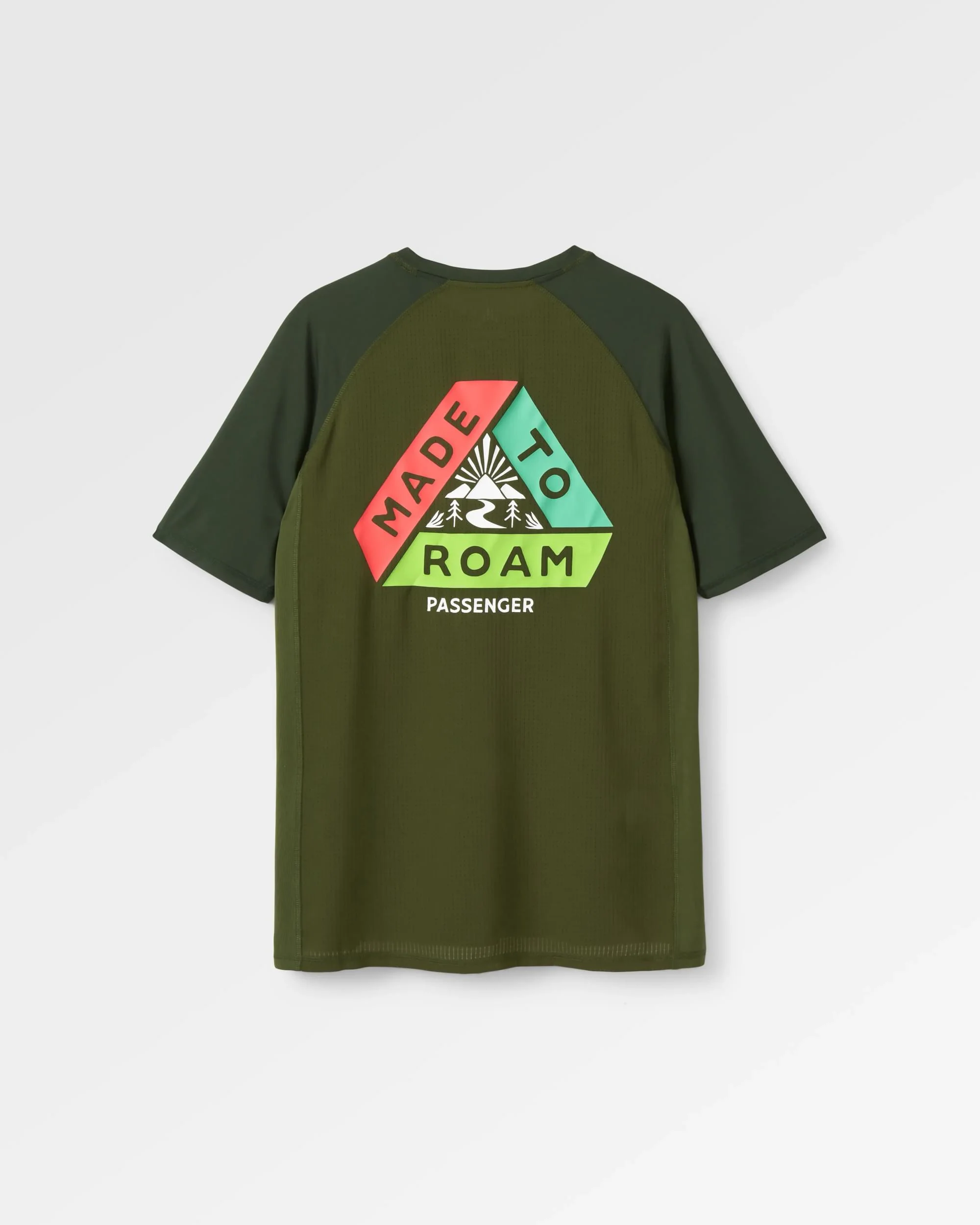 Dawn To Dusk Active T-shirt - Khaki