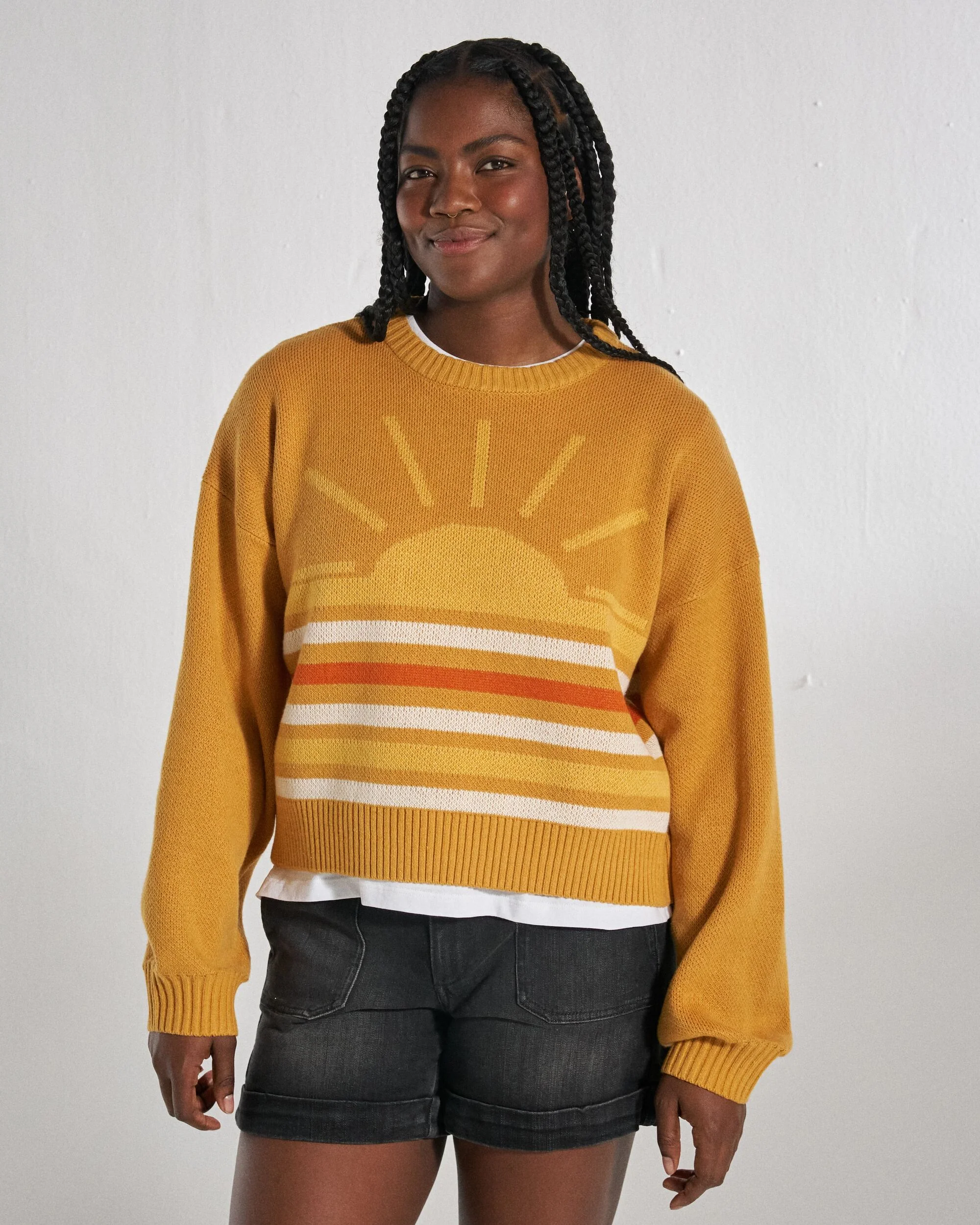 Dawner Knitted Jumper - Spruce Yellow