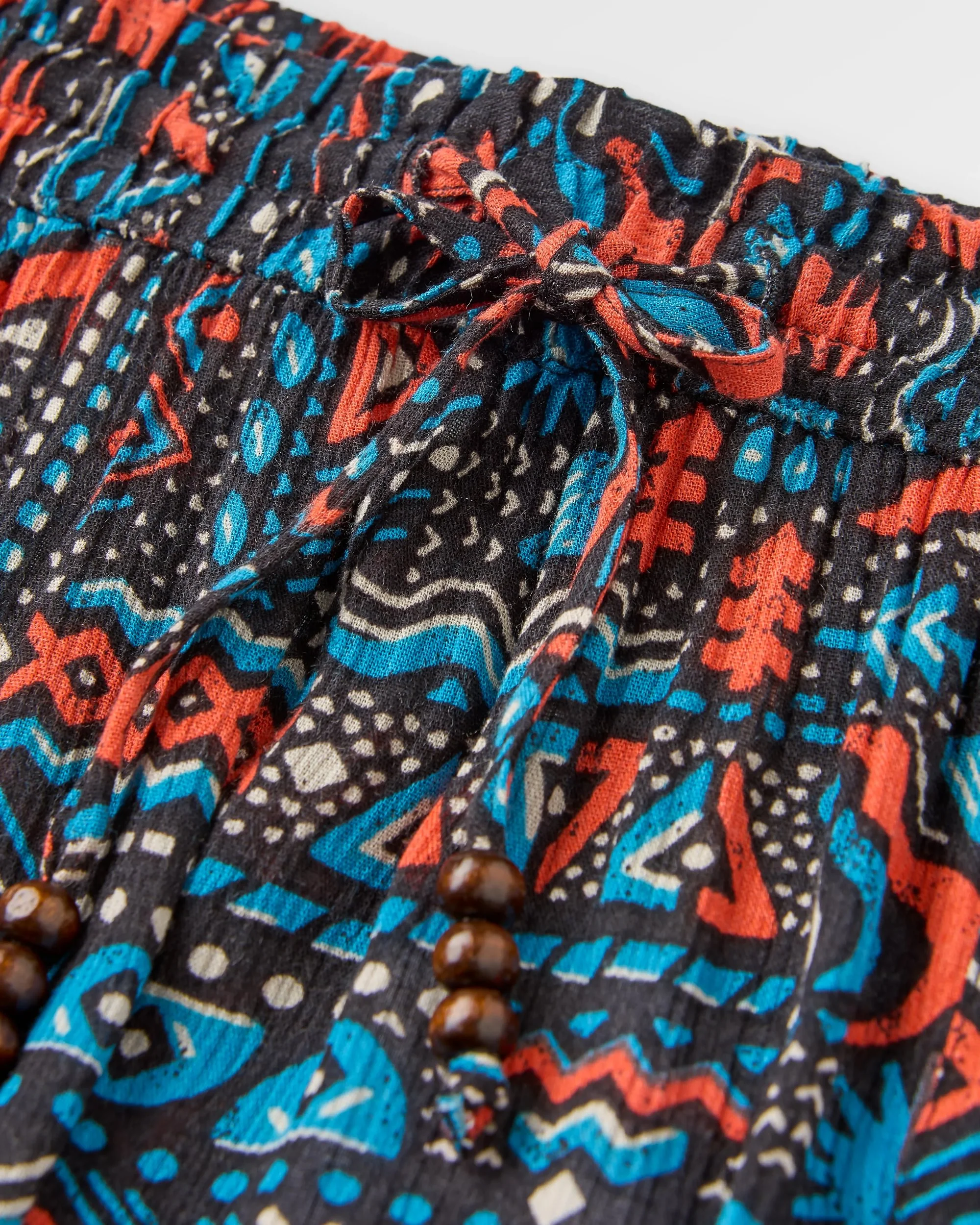 Dew EcoVero Woven Skirt - Elemental Geo Black - Image 7