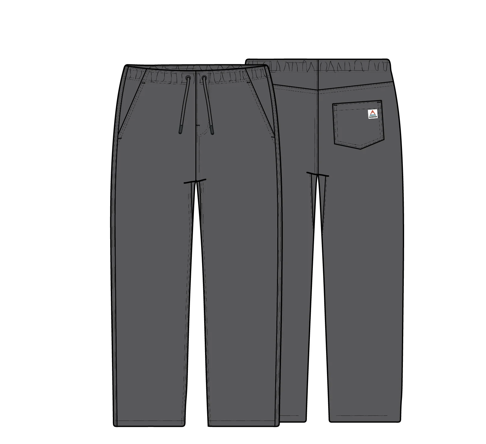 Drifter Twill Relaxed Fit Trouser - Charcoal - Image 12