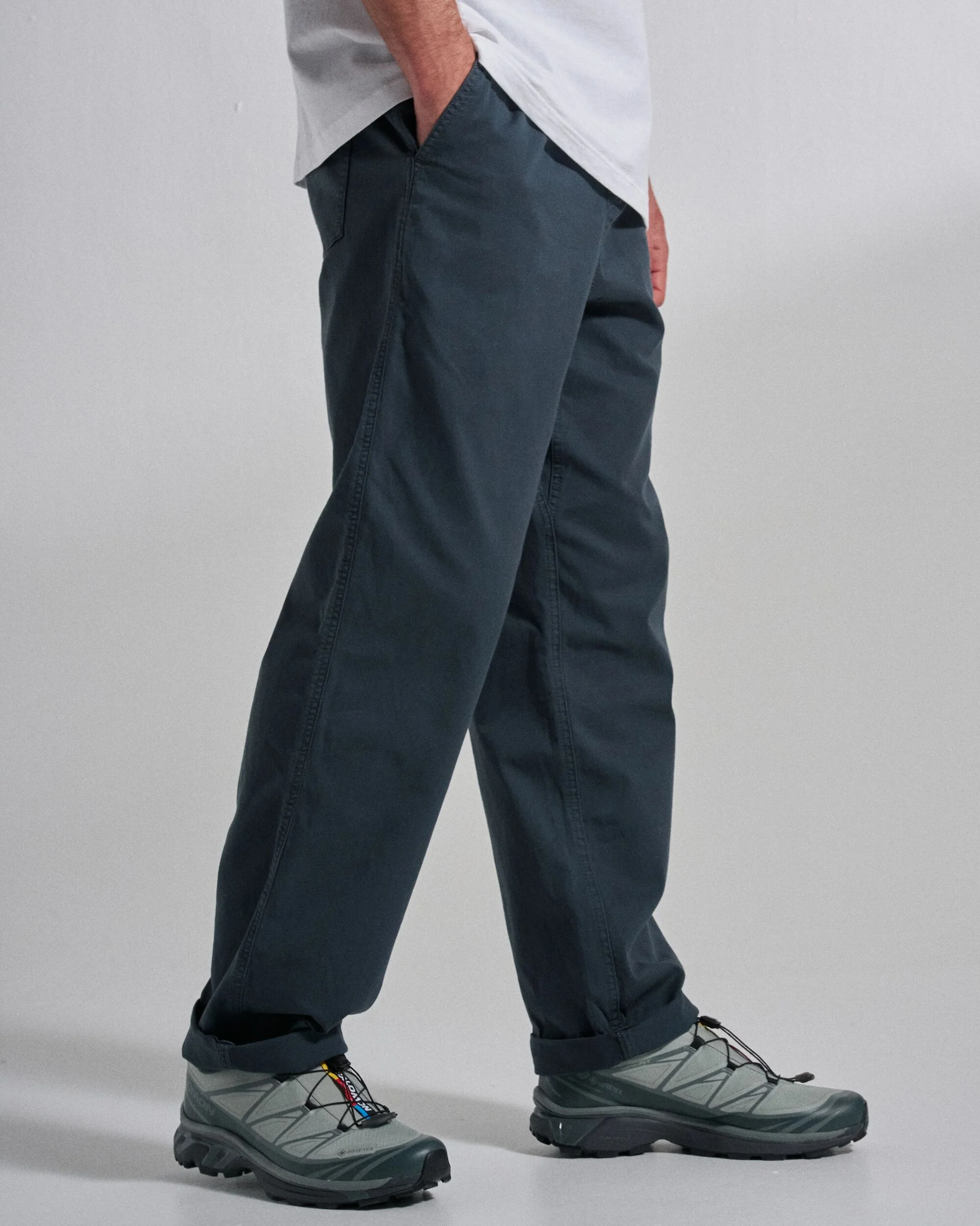 Drifter Twill Relaxed Fit Trouser - Charcoal - Image 5