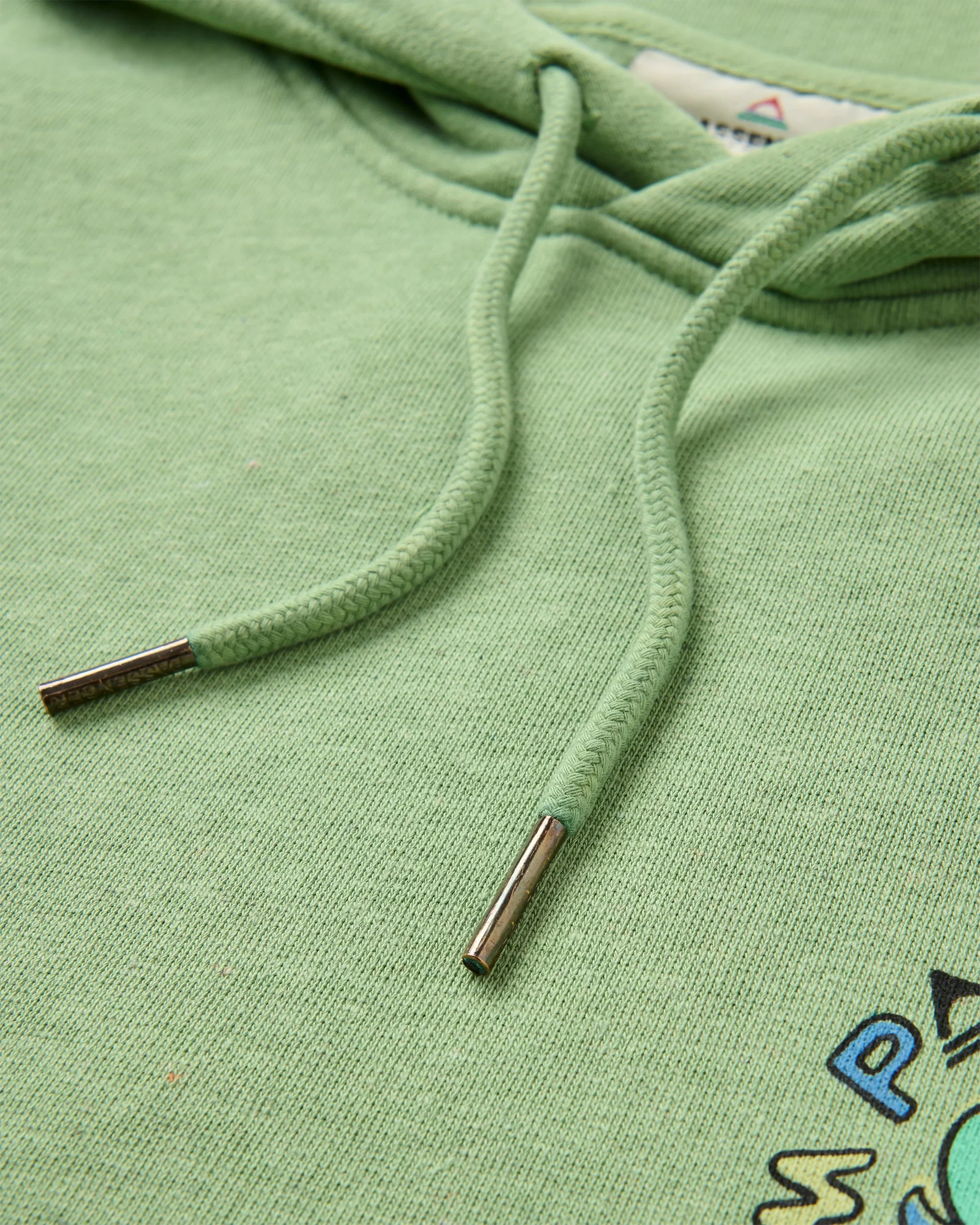 Dune Oversized Hoodie - Stem Green Marl - Image 6