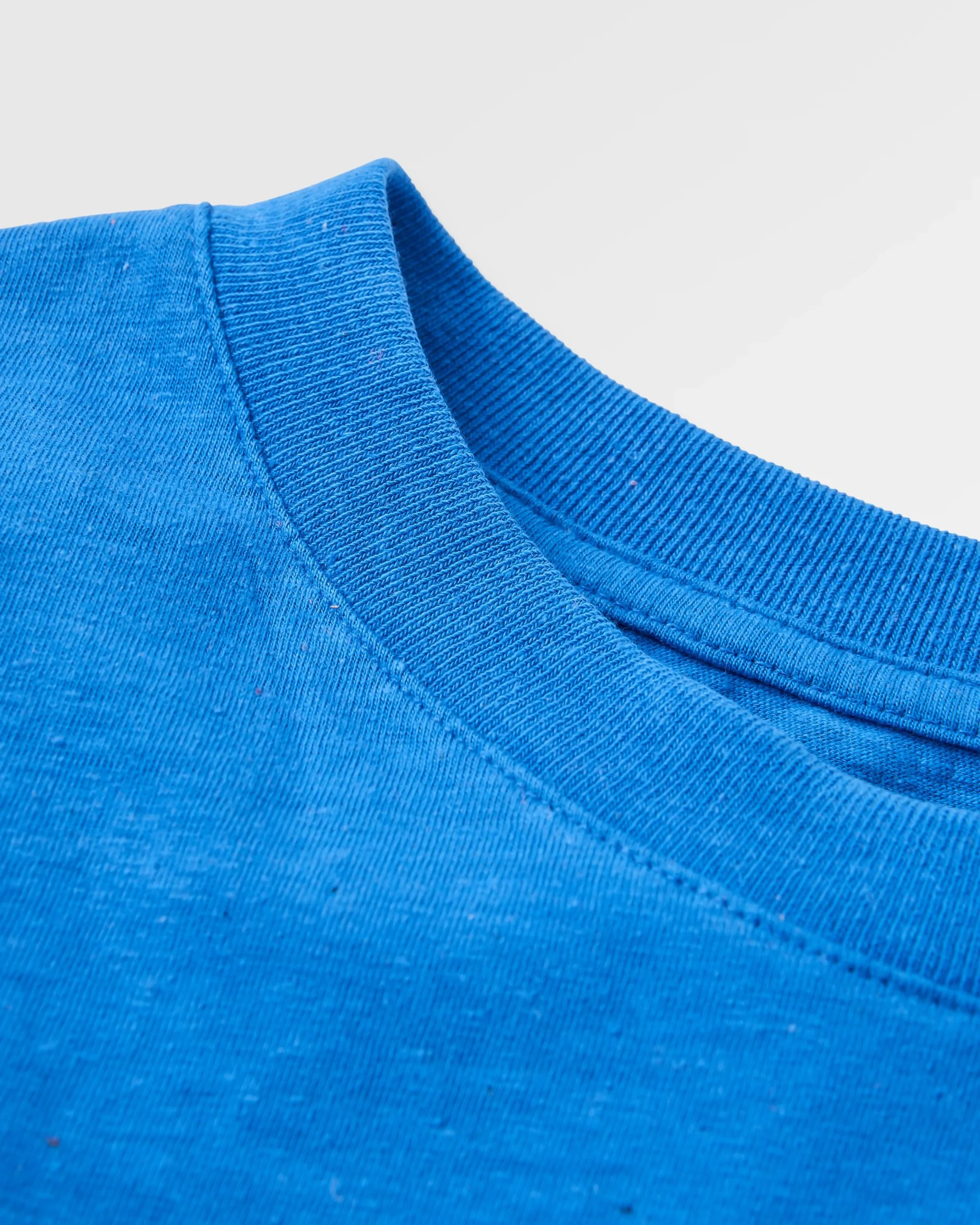 Elbio Relaxed Fit T-Shirt - Azure Blue Marl - Image 3